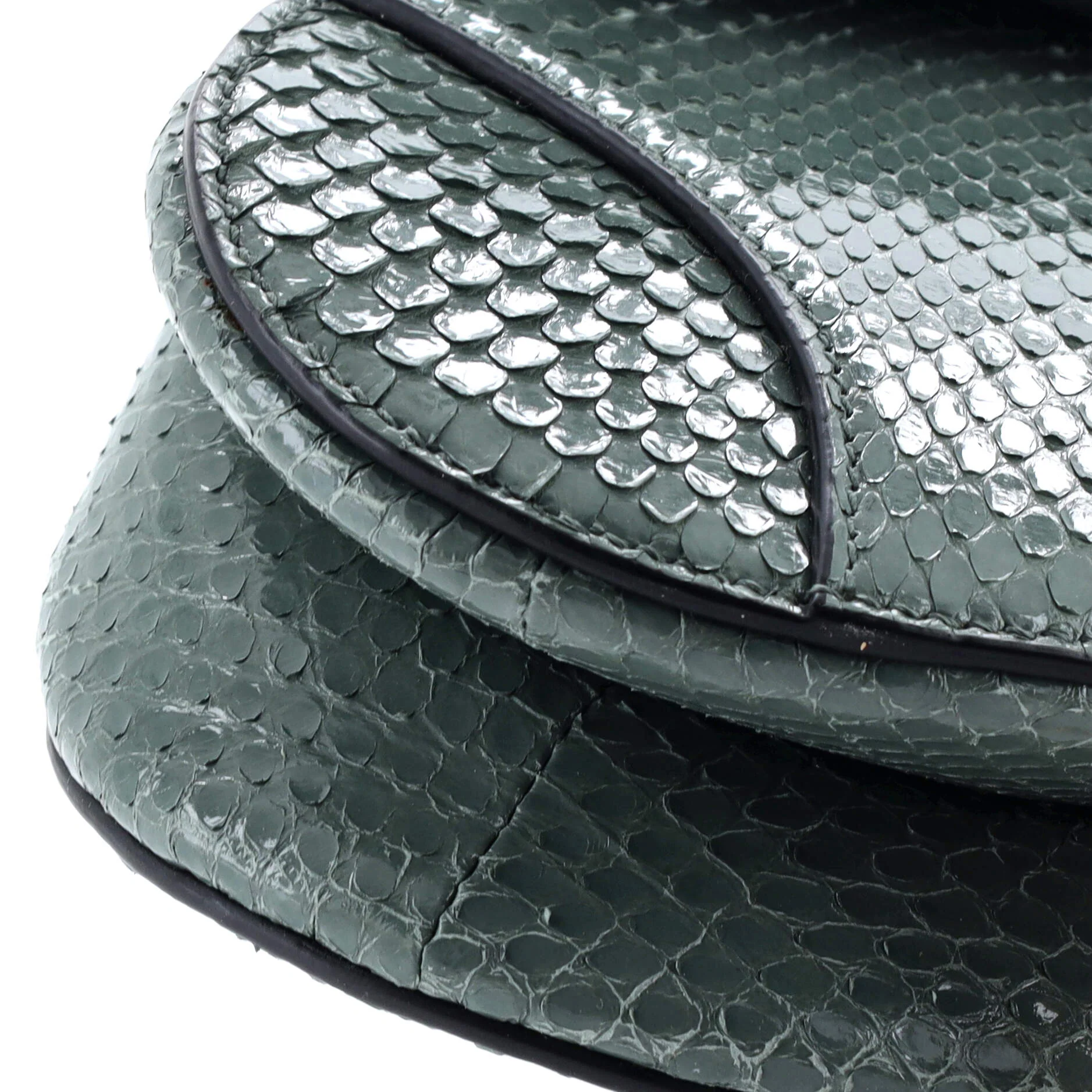 Saddle Handbag Python Mini - Image 6