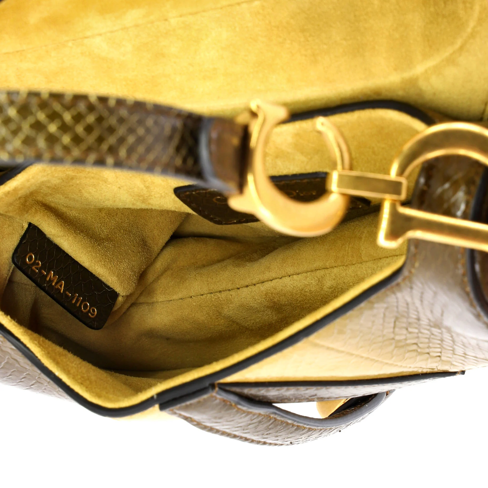 Saddle Handbag Python Mini - Image 5