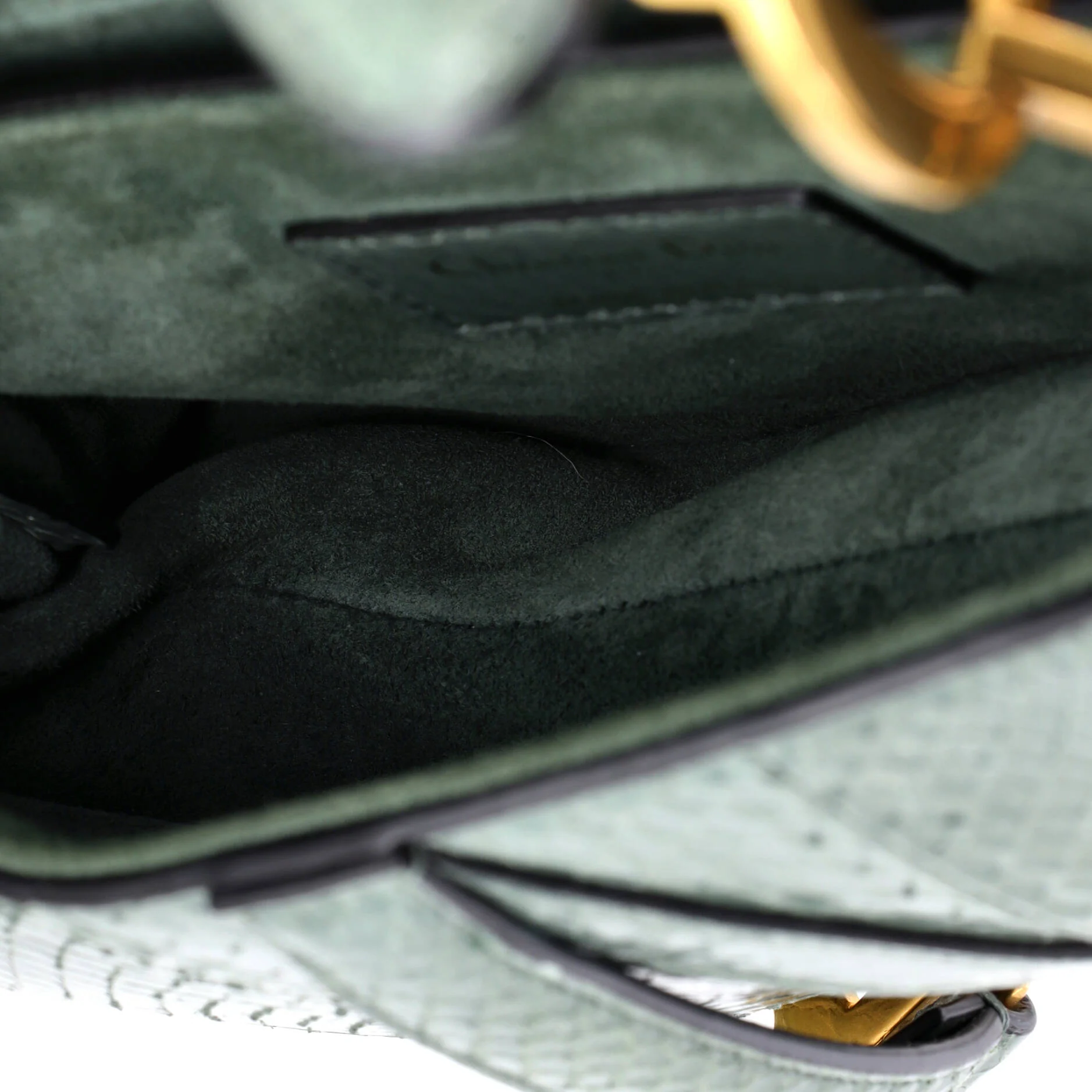 Saddle Handbag Python Mini - Image 5