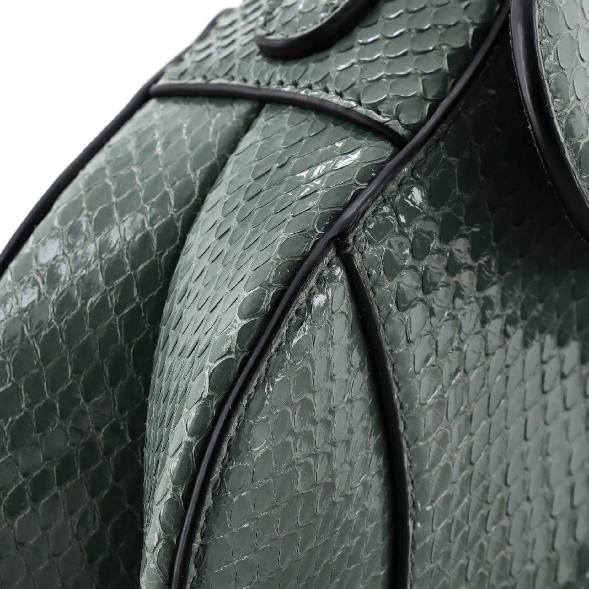 Saddle Handbag Python Mini - Image 6