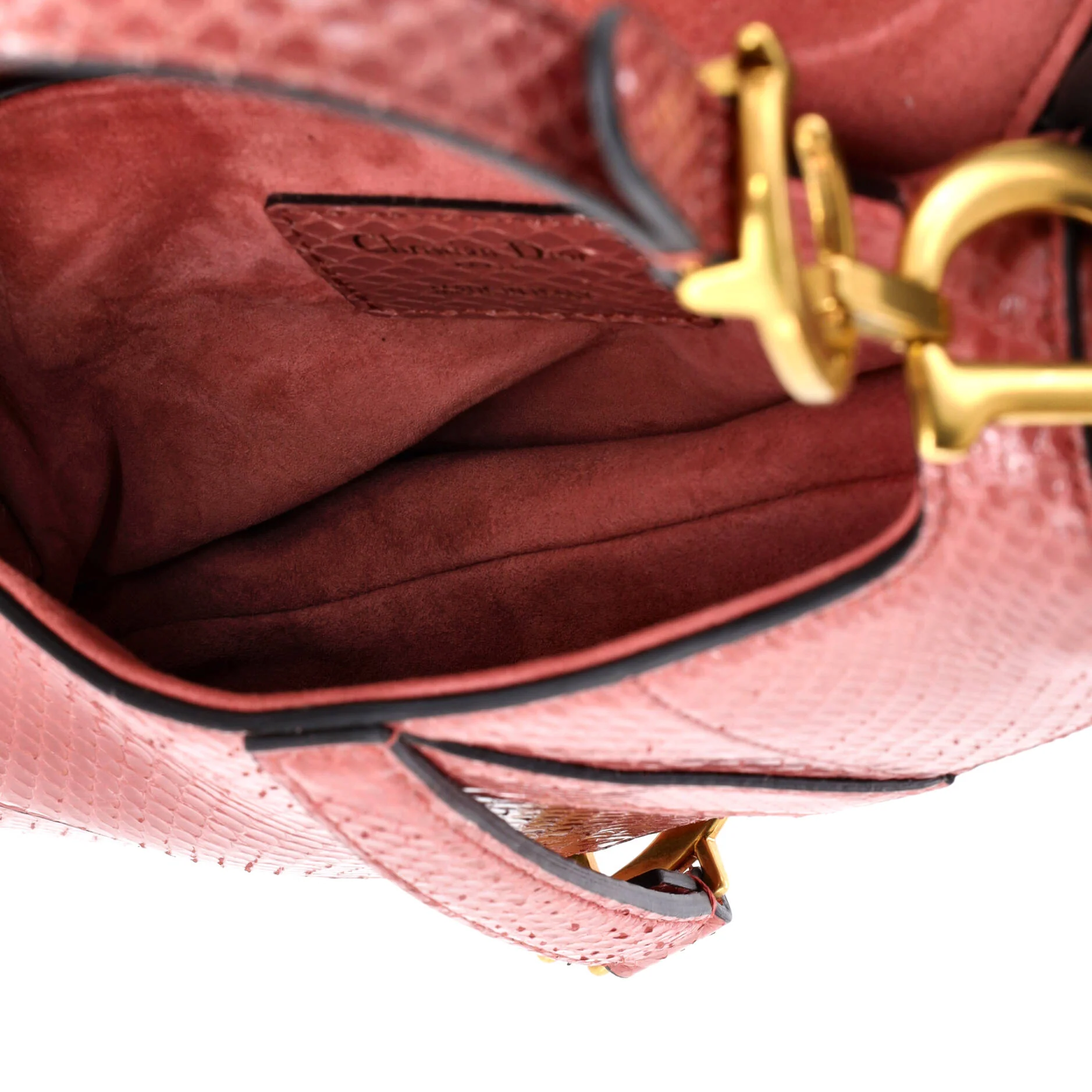 Saddle Handbag Python Mini - Image 5
