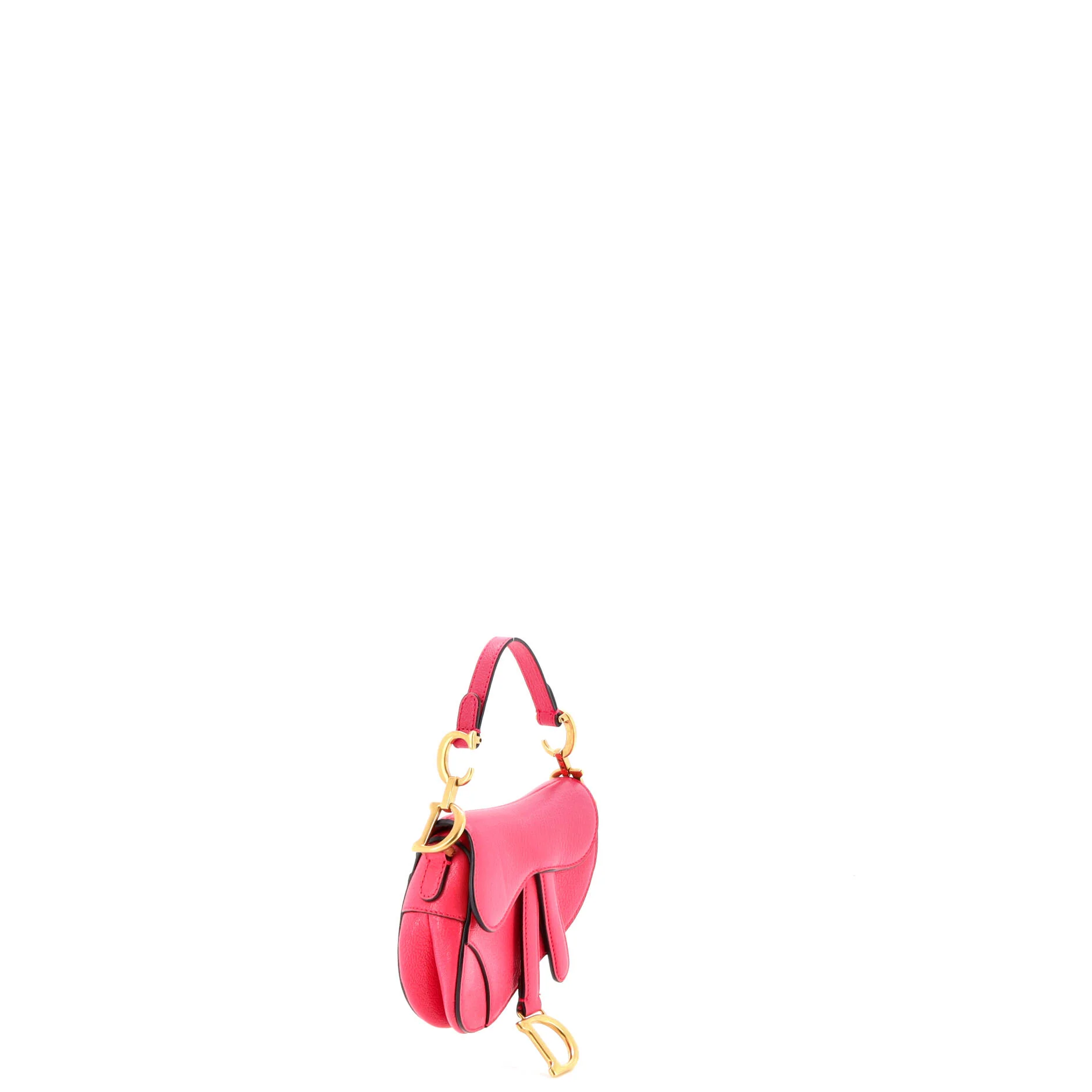 Saddle Handbag with Strap Leather Micro - Image 2