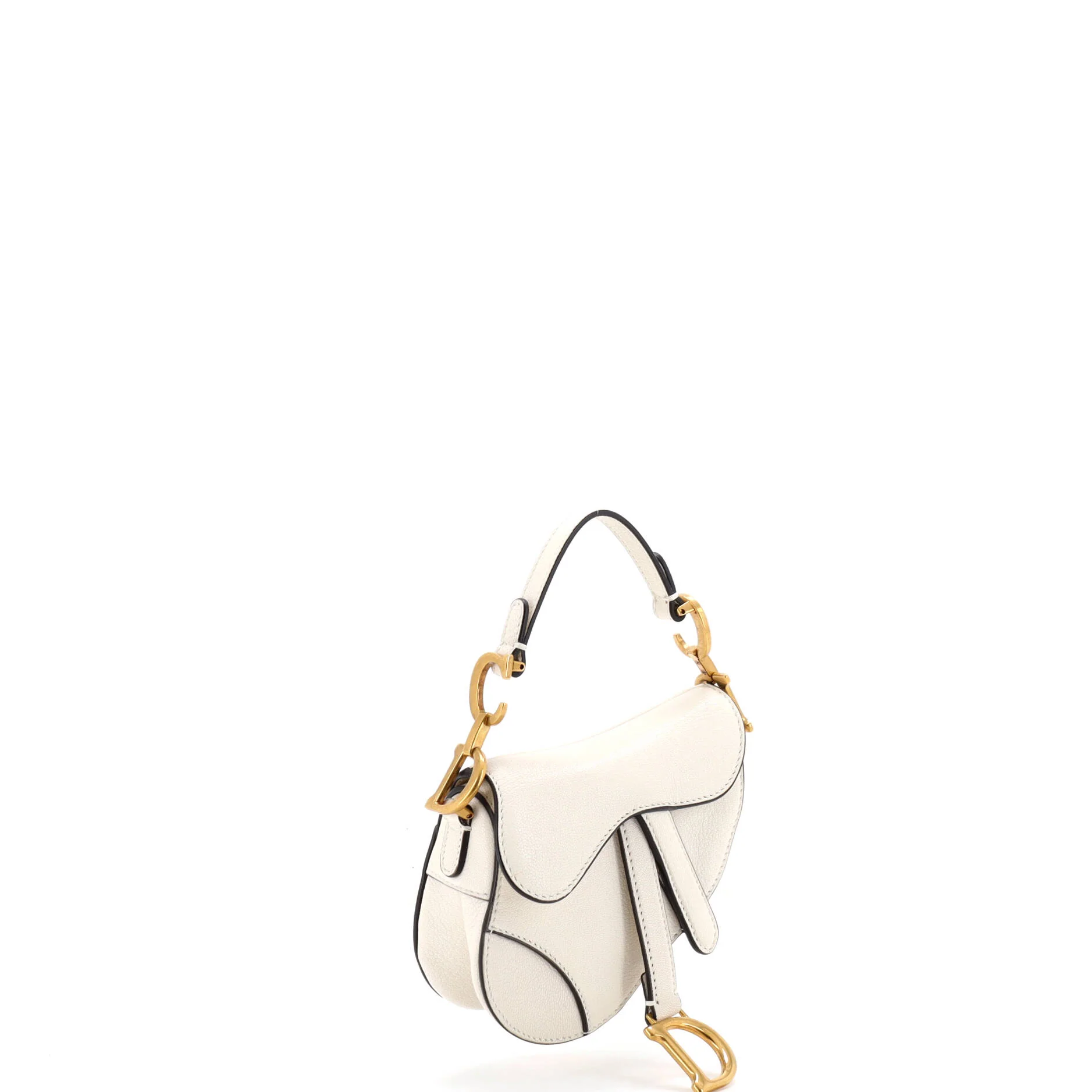 Saddle Handbag with Strap Leather Micro - Image 2