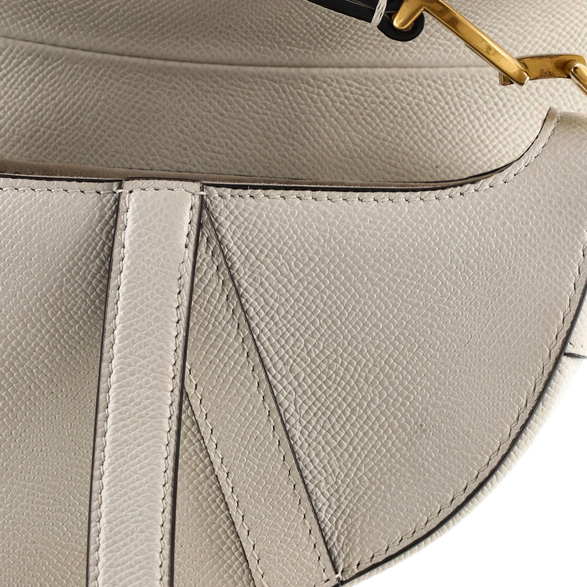 Saddle Handbag with Strap Leather Mini - Image 6