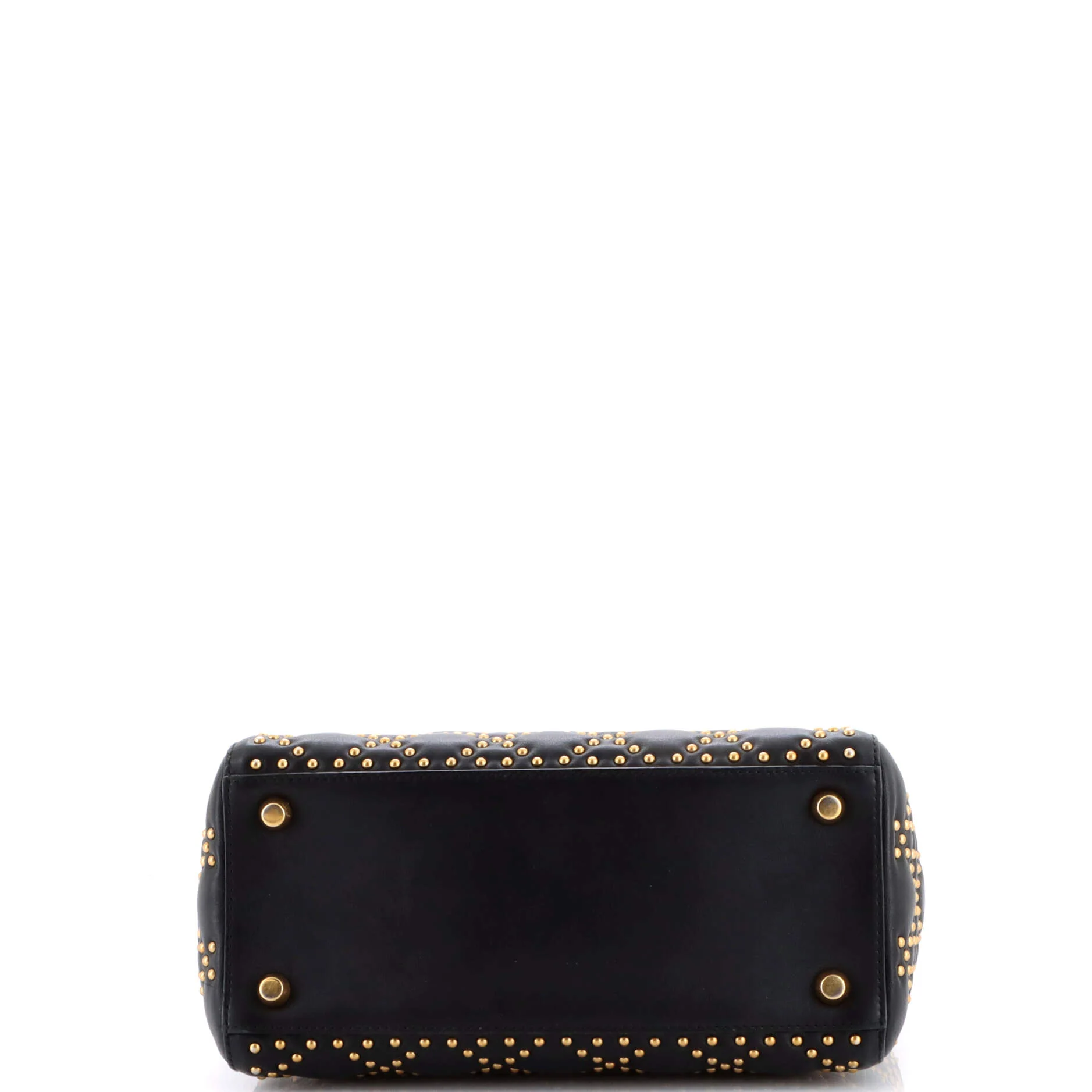 Supple Lady Dior Bag Cannage Studded Lambskin Medium - Image 4