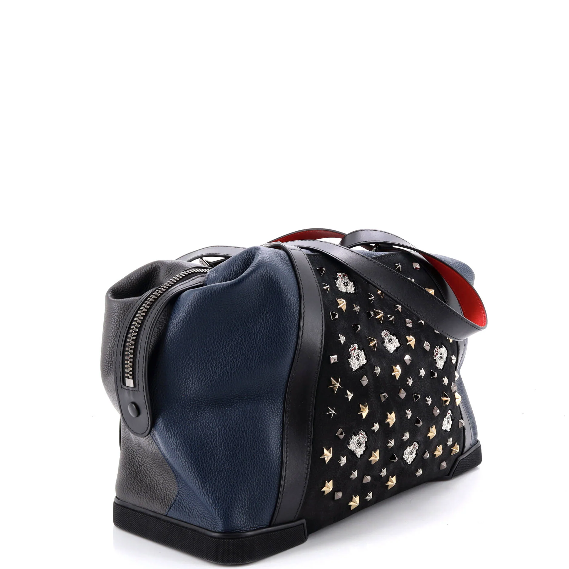 Bagdamon Boston Duffle Bag Embellished Leather Large - Image 2