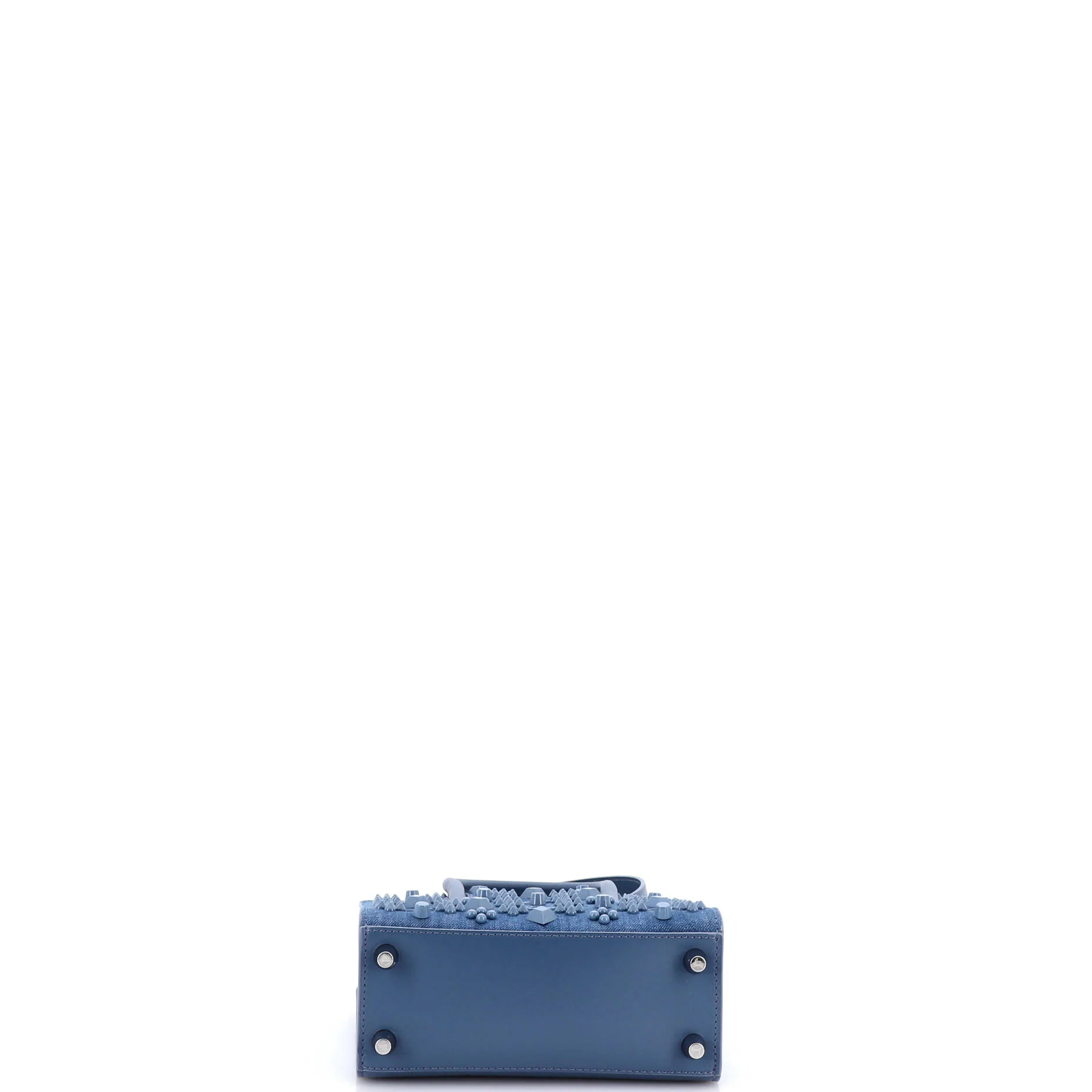 Paloma Tote Embellished Denim Small - Image 4
