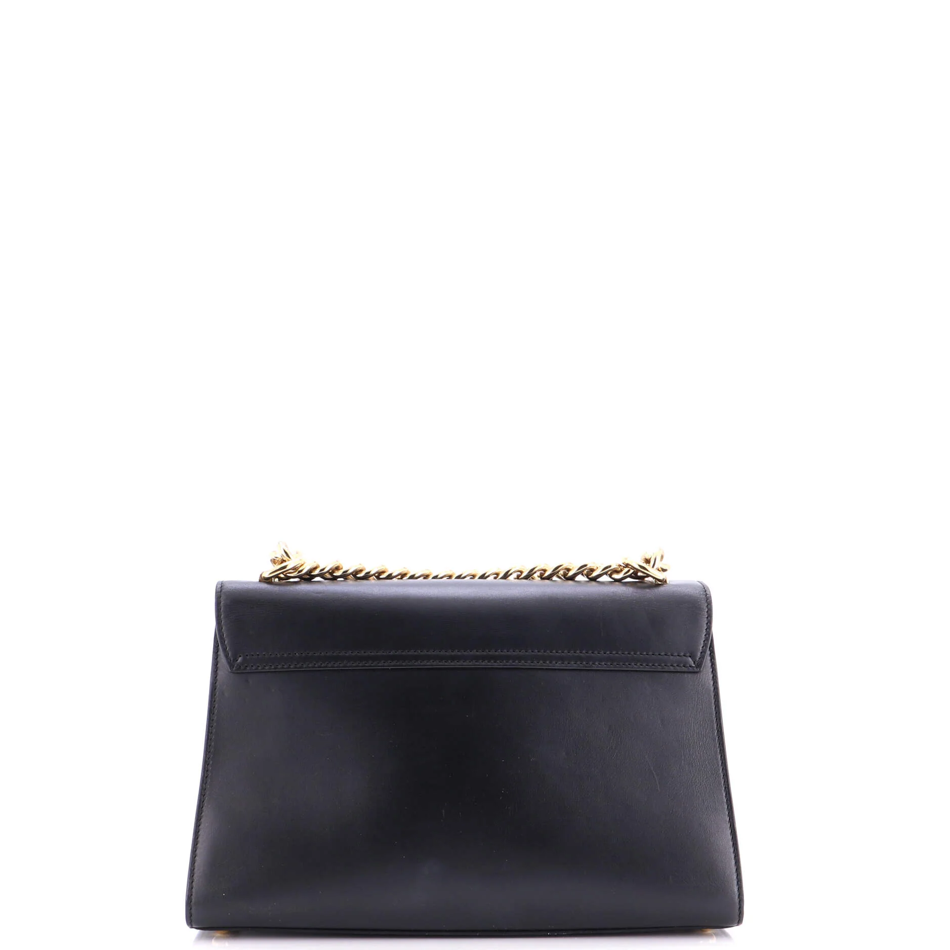 Lucia Chain Flap Bag Leather Large - Image 3