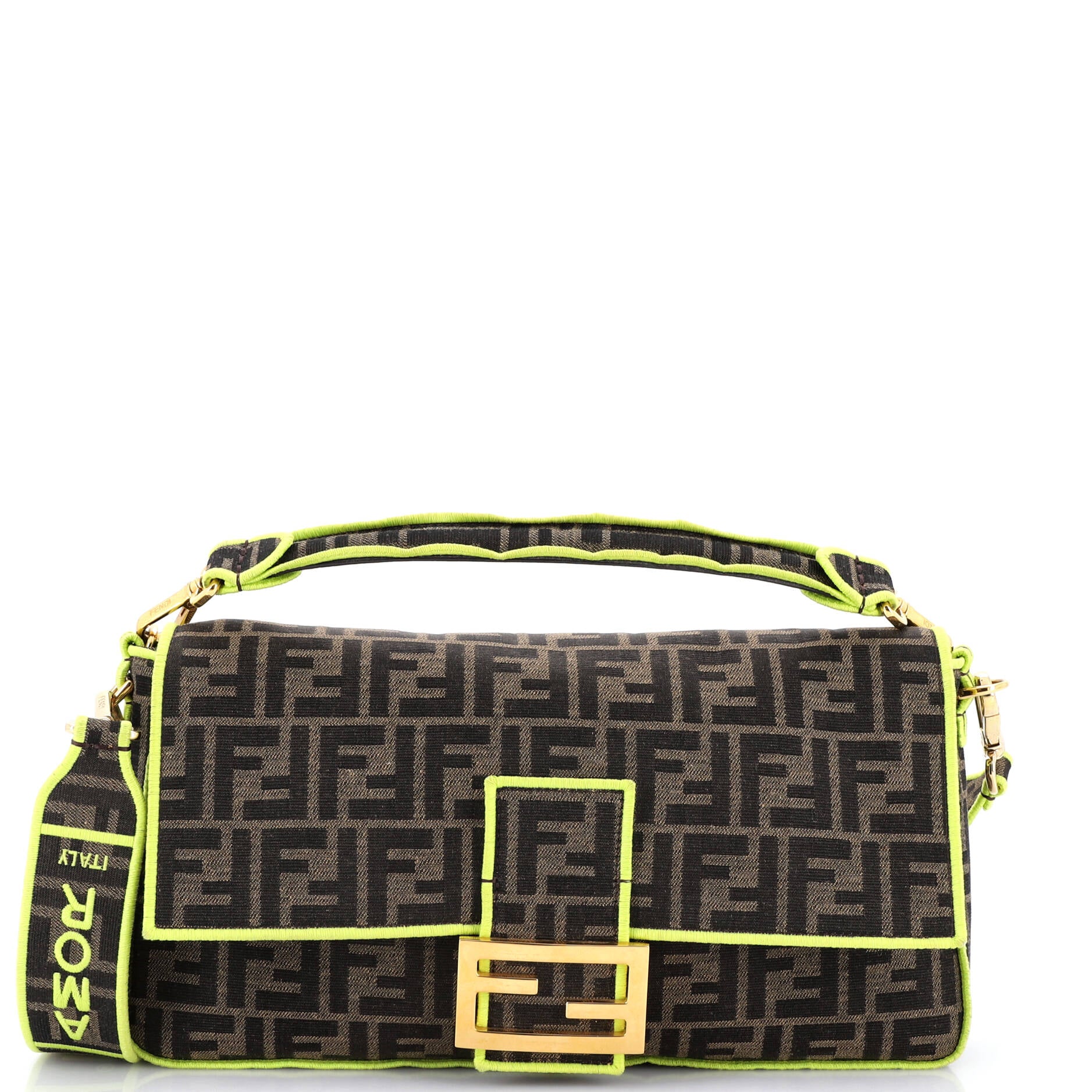 Baguette NM Bag Zucca Canvas Large