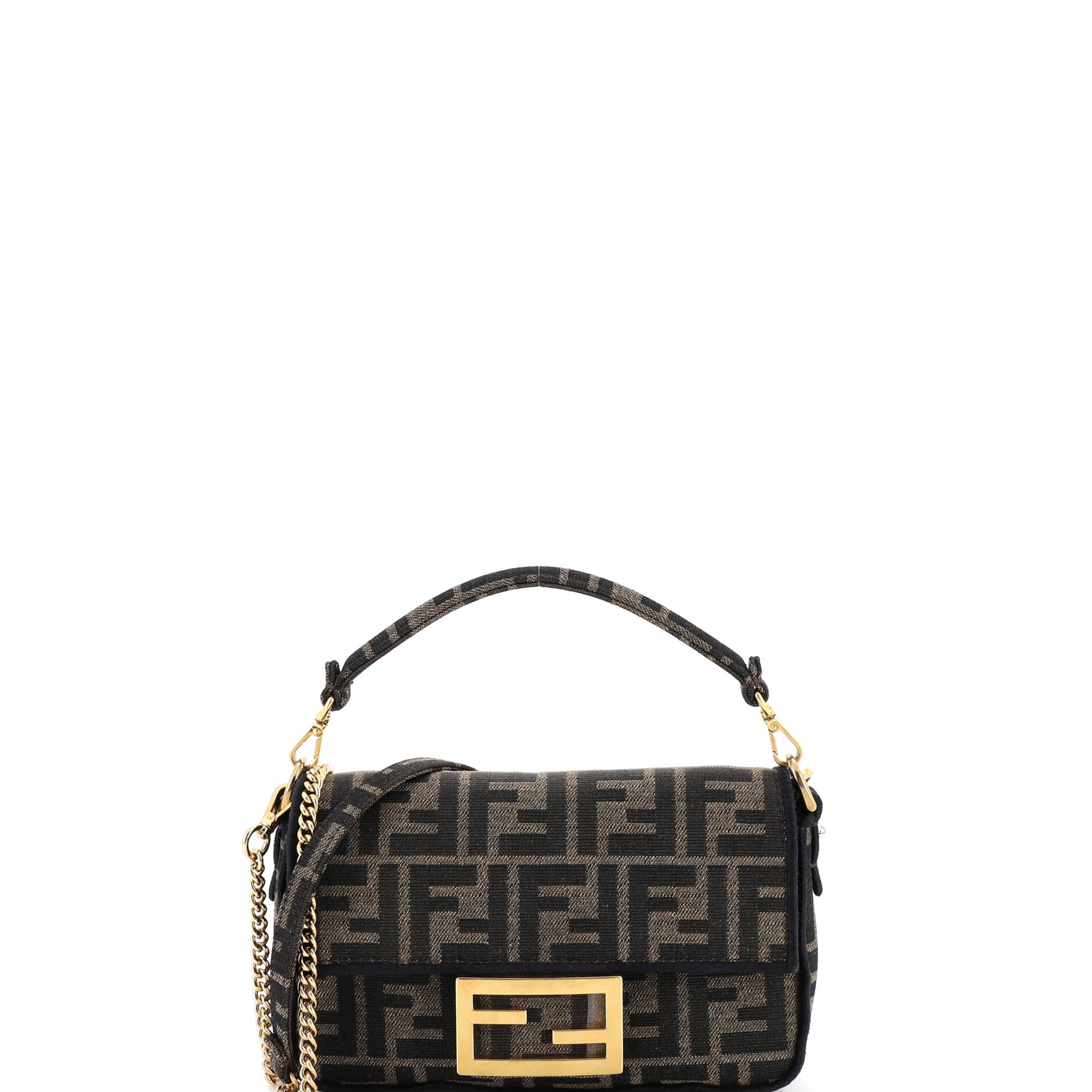 Baguette NM Bag Zucca Canvas Mini