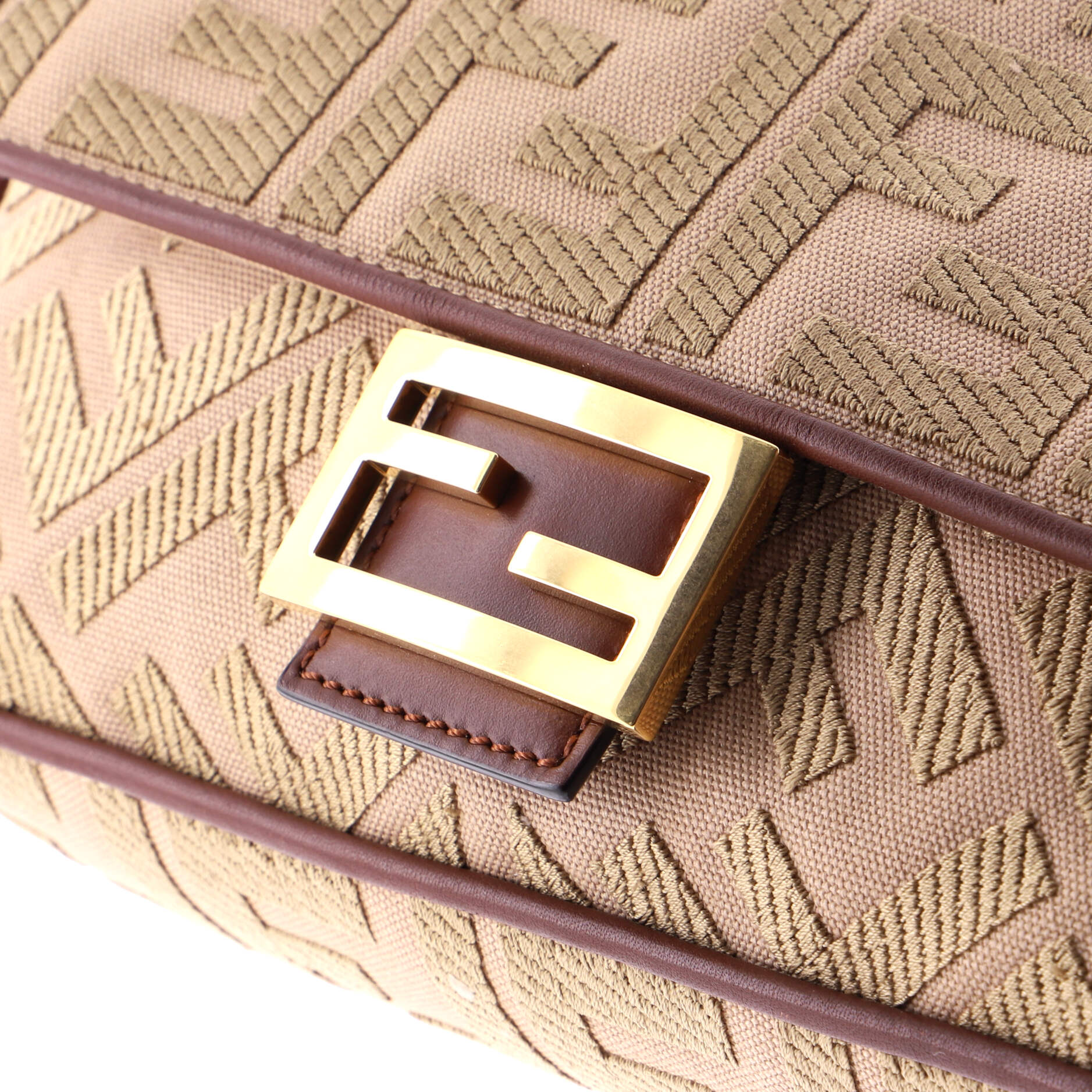 Baguette NM Bag Zucca Embroidered Canvas Medium - Image 8