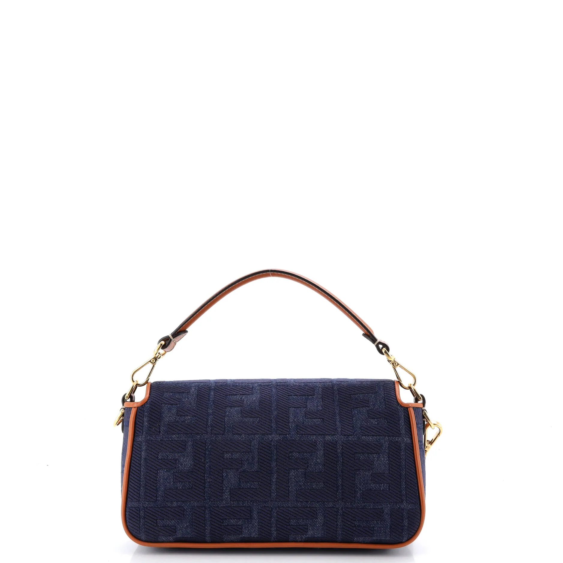 Baguette NM Bag Zucca Embroidered Denim Medium - Image 3