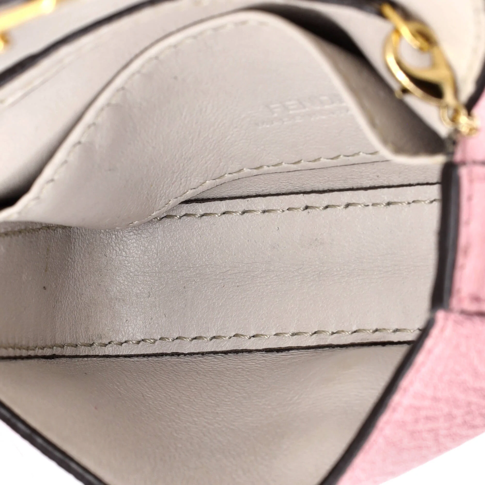 Chain Baguette Charm Bag Leather Nano - Image 5
