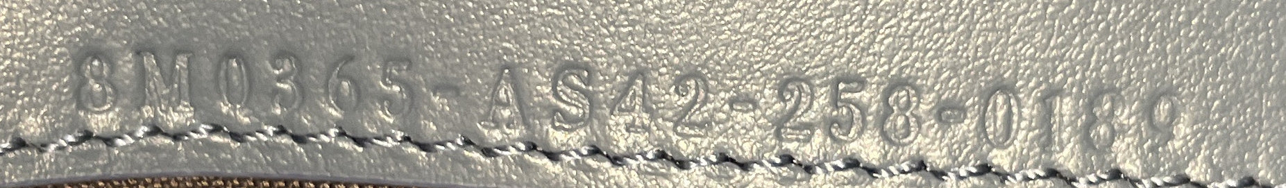 F is Fendi Continental Chain Wallet Zucca Embossed Leather - Image 6