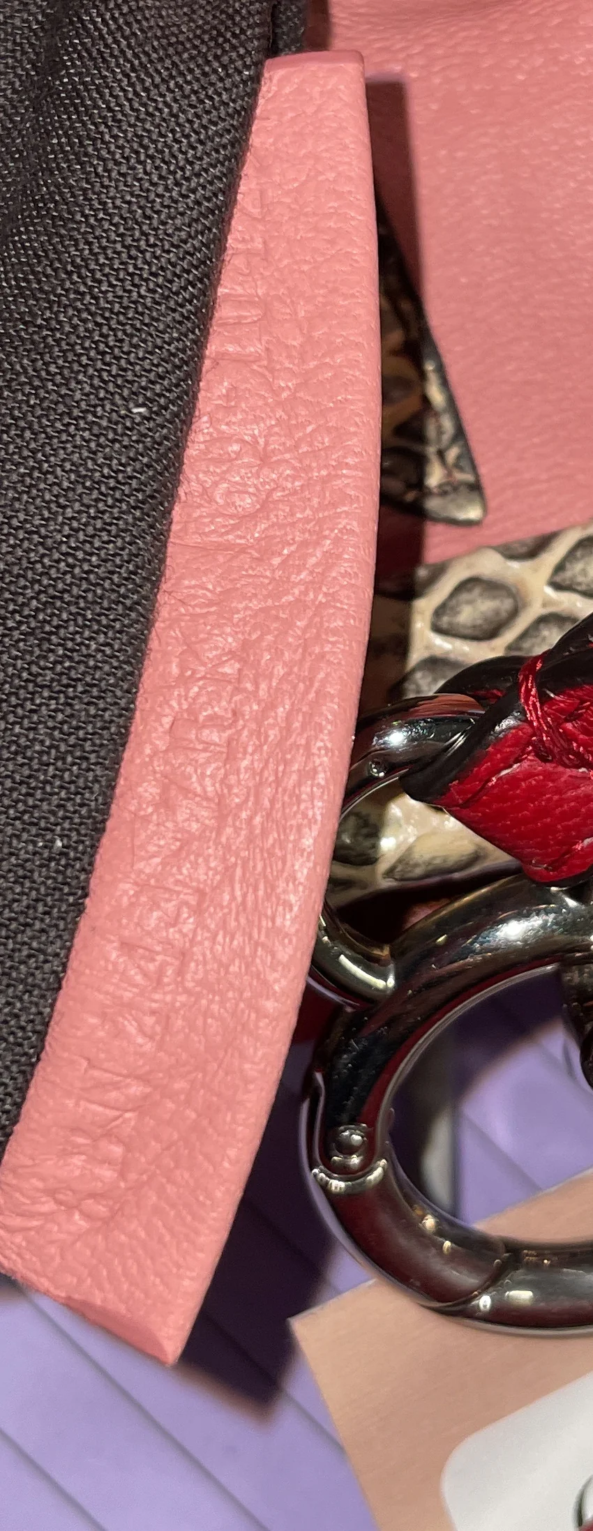 Peekaboo Bag Leather Mini - Image 8