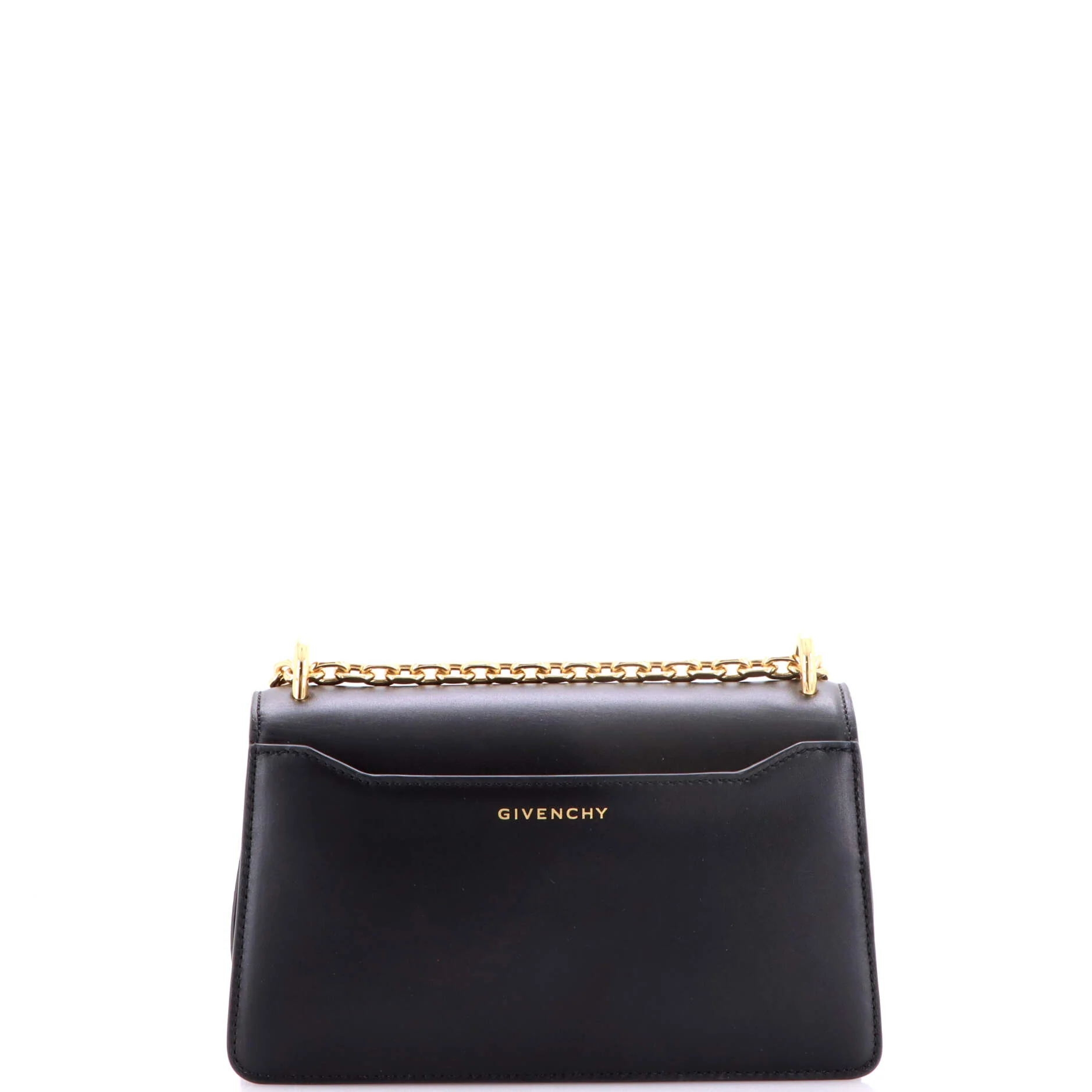 4G Cube Chain Top Handle Bag Leather Small - Image 3