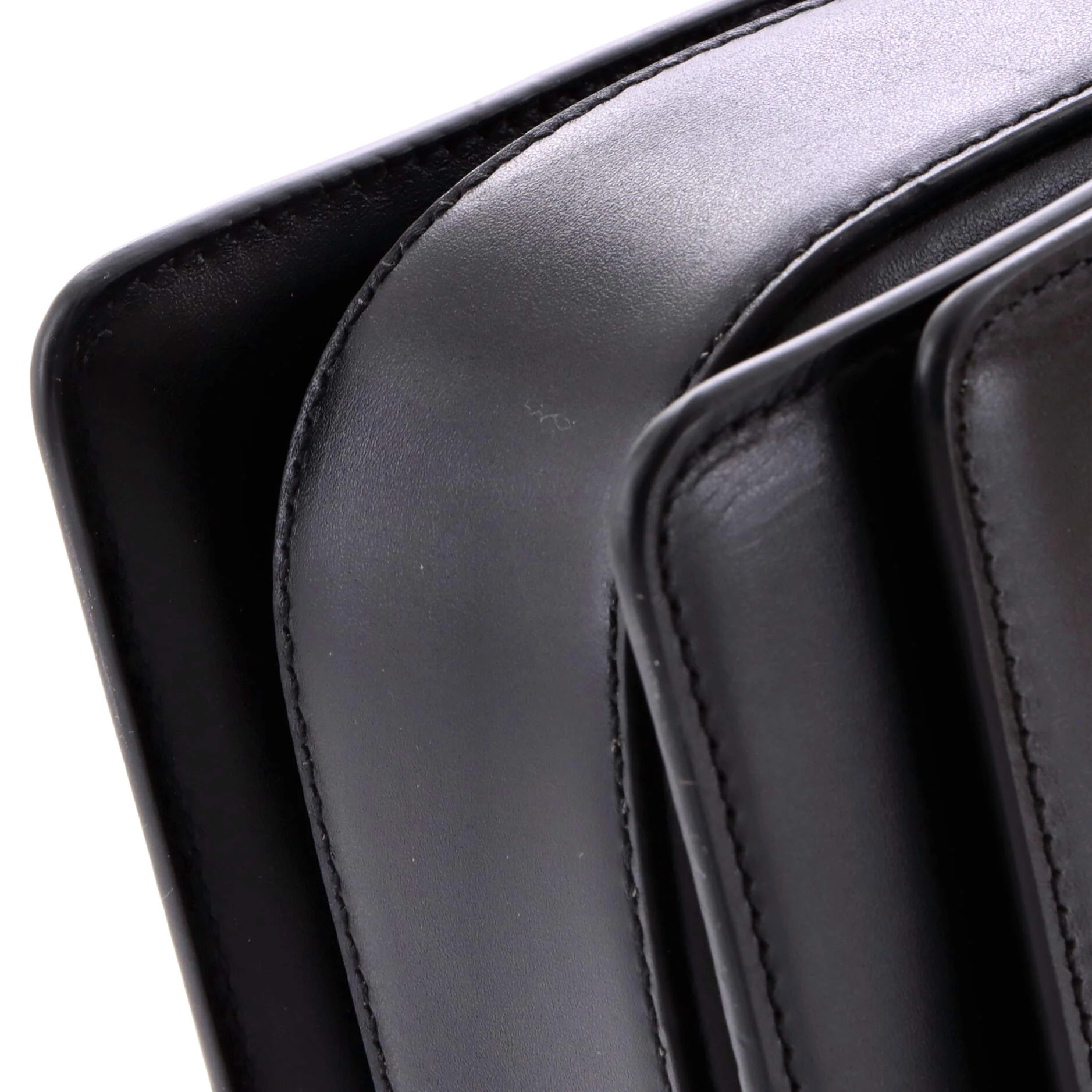 4G Cube Chain Top Handle Bag Leather Small - Image 7