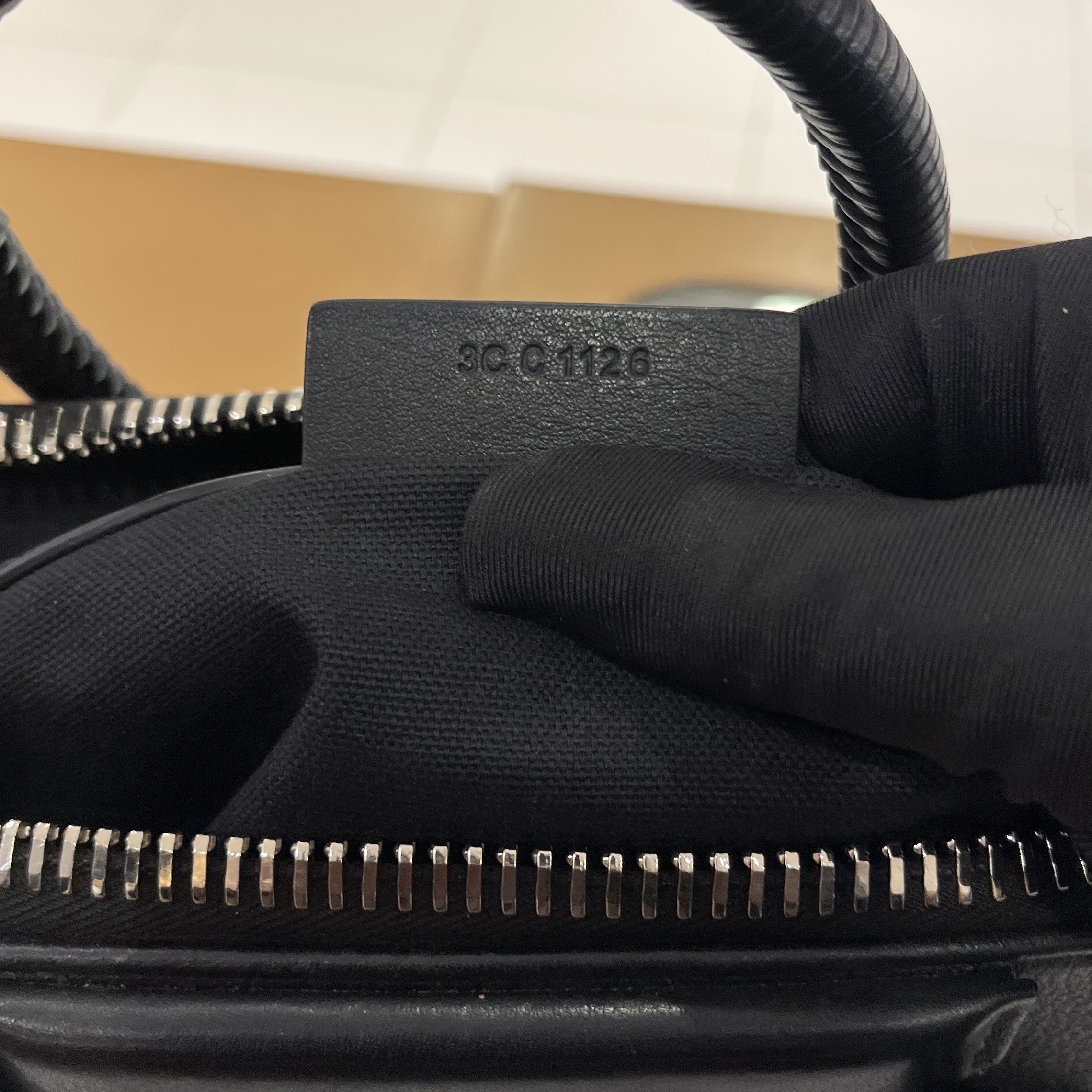 Antigona Bag Leather with Woven Detail Small - Image 7