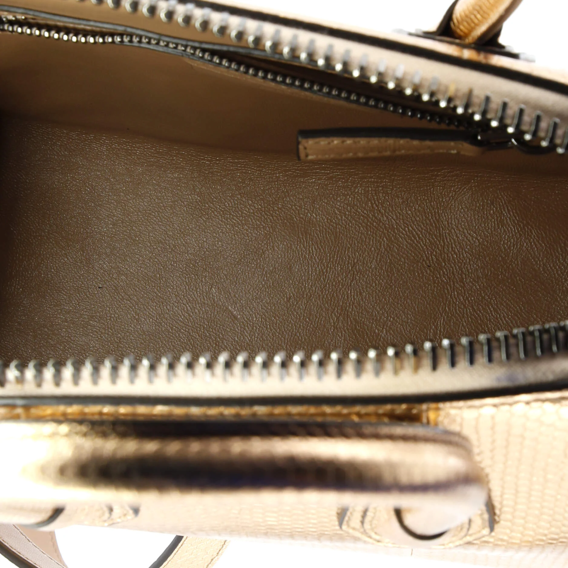 Antigona Bag Snakeskin Embossed Leather Mini - Image 5