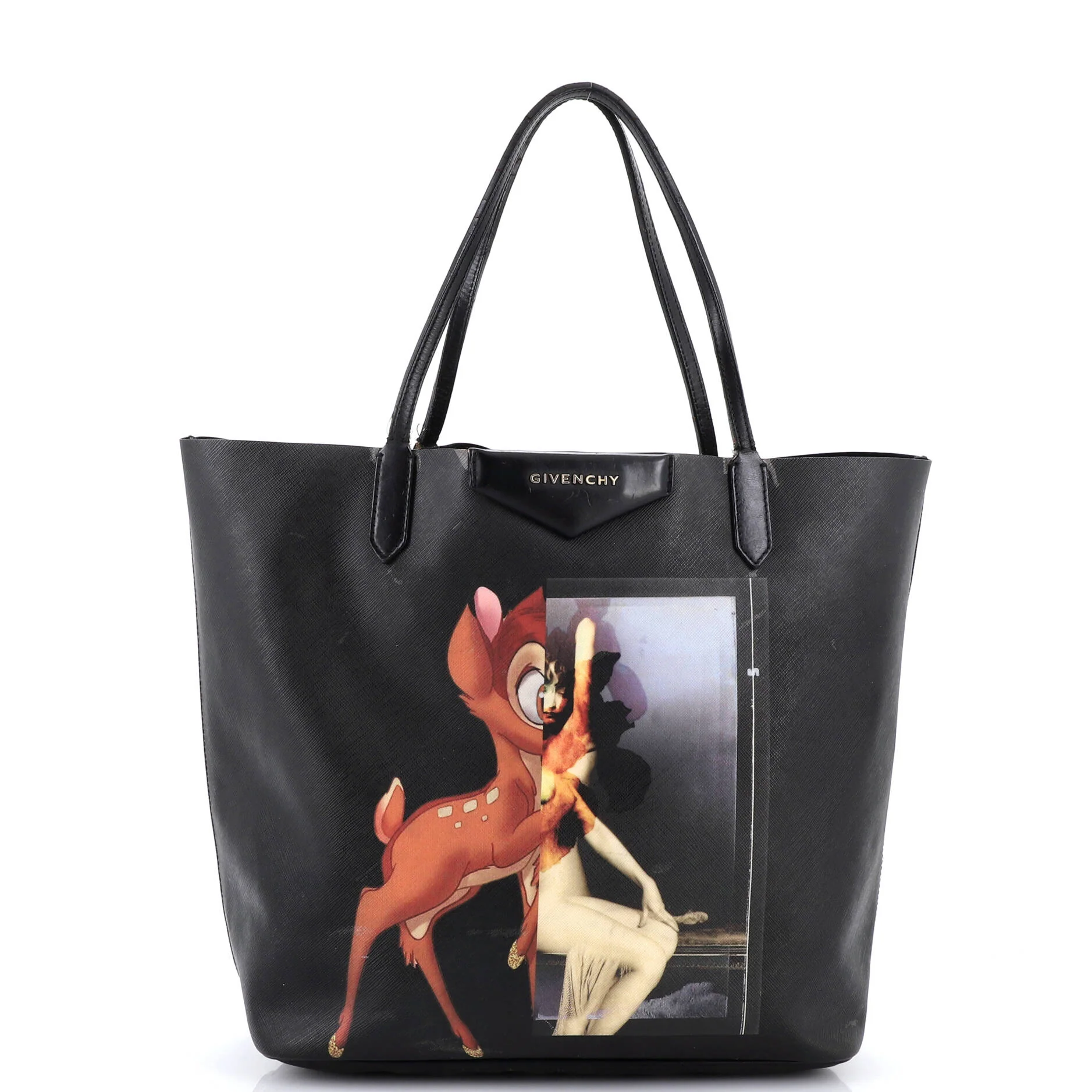 Antigona Shopper Printed Canvas Large