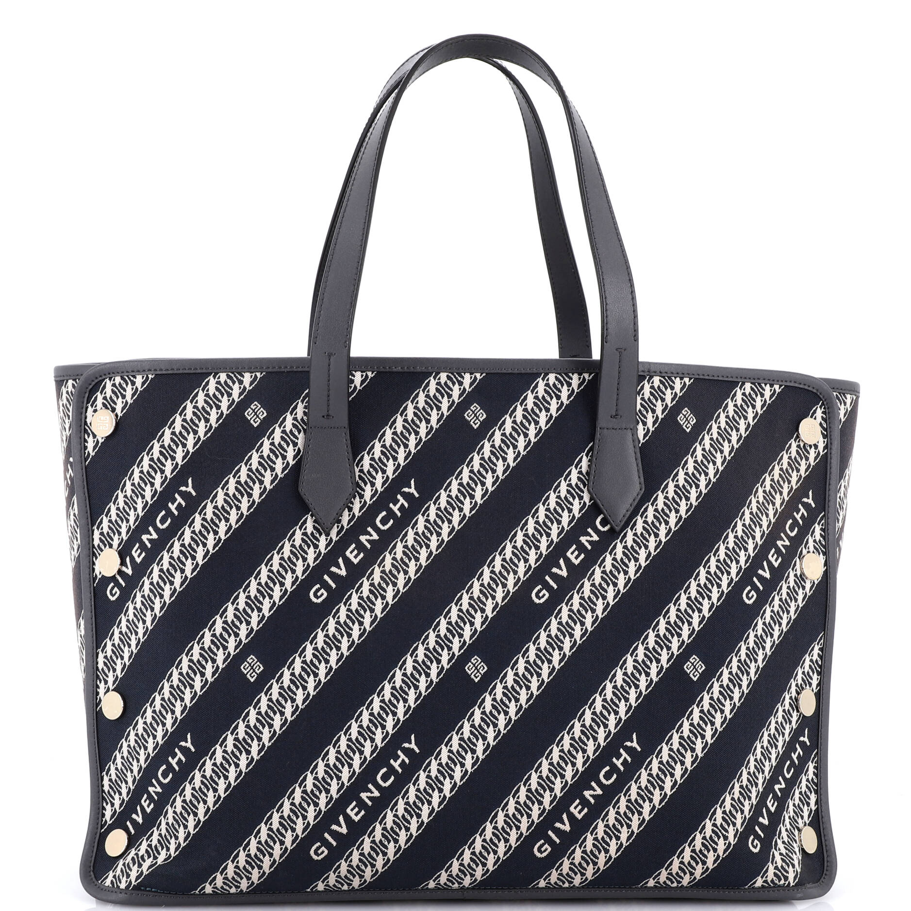 Bond Shopper Tote Logo Jacquard Canvas Medium