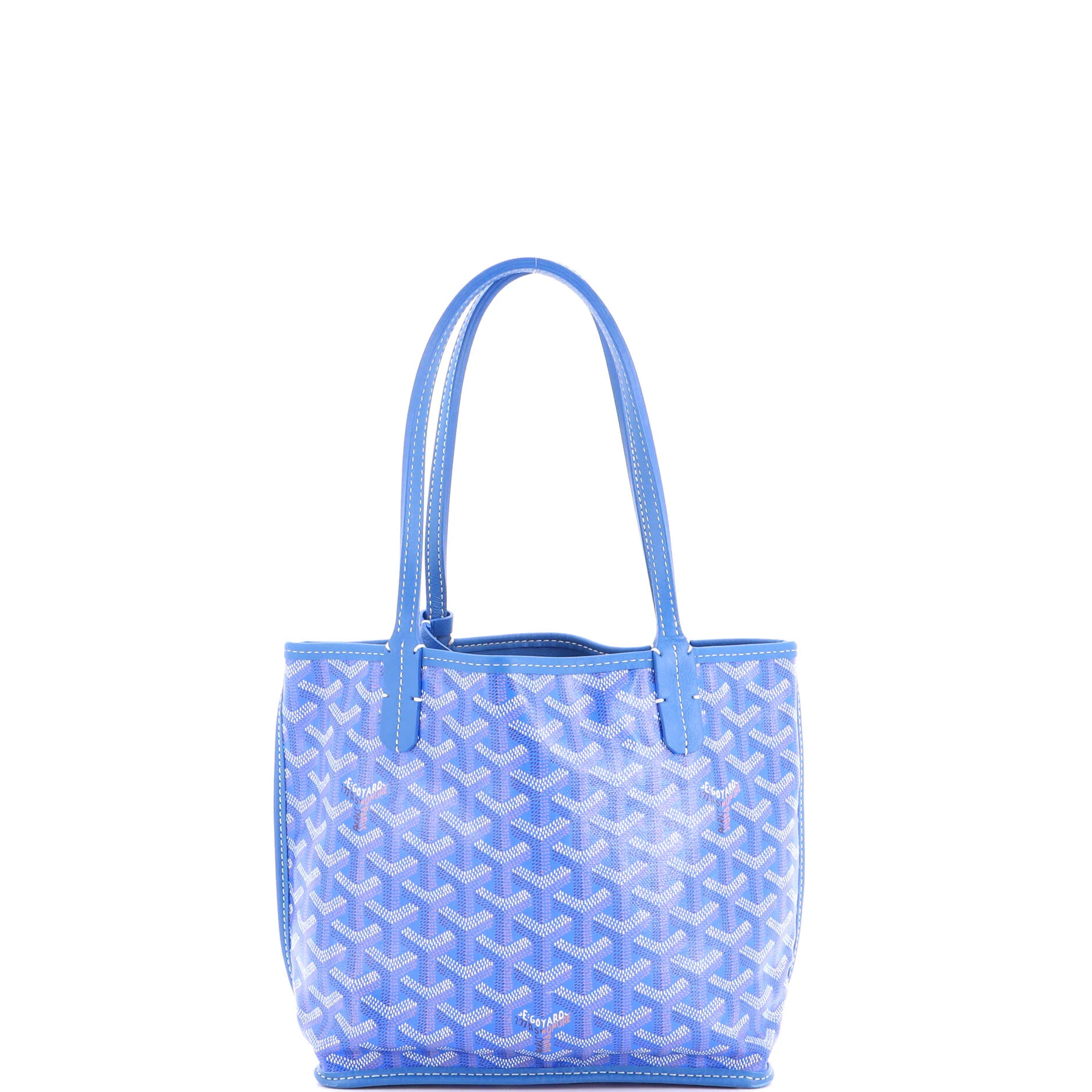Anjou Reversible Tote Coated Canvas Mini - Image 4