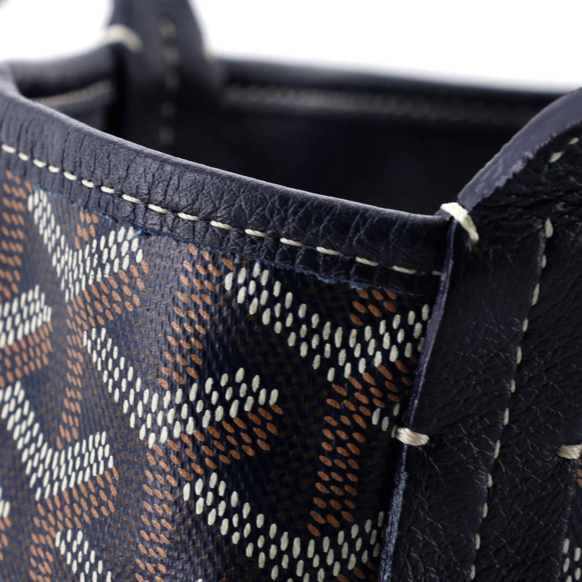 Anjou Reversible Tote Coated Canvas Mini - Image 7