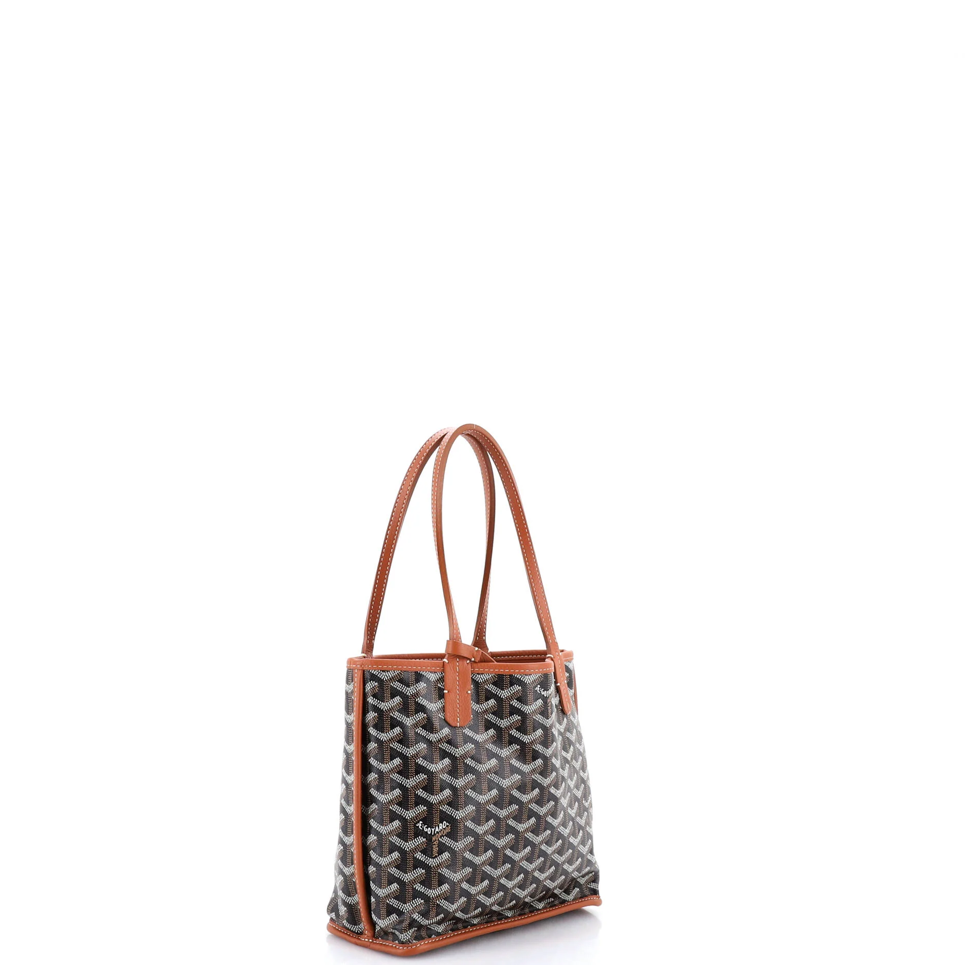 Anjou Reversible Tote Coated Canvas Mini - Image 3