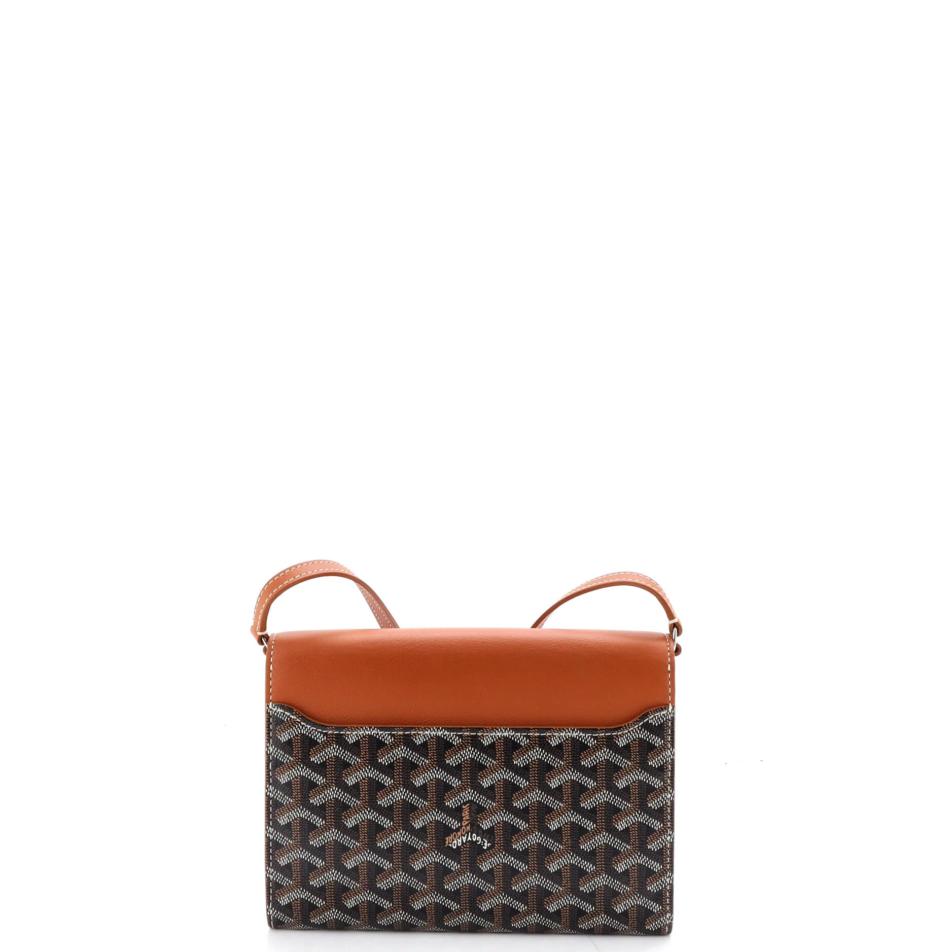 Chypre Wallet on Strap Coated Canvas with Leather - Image 3