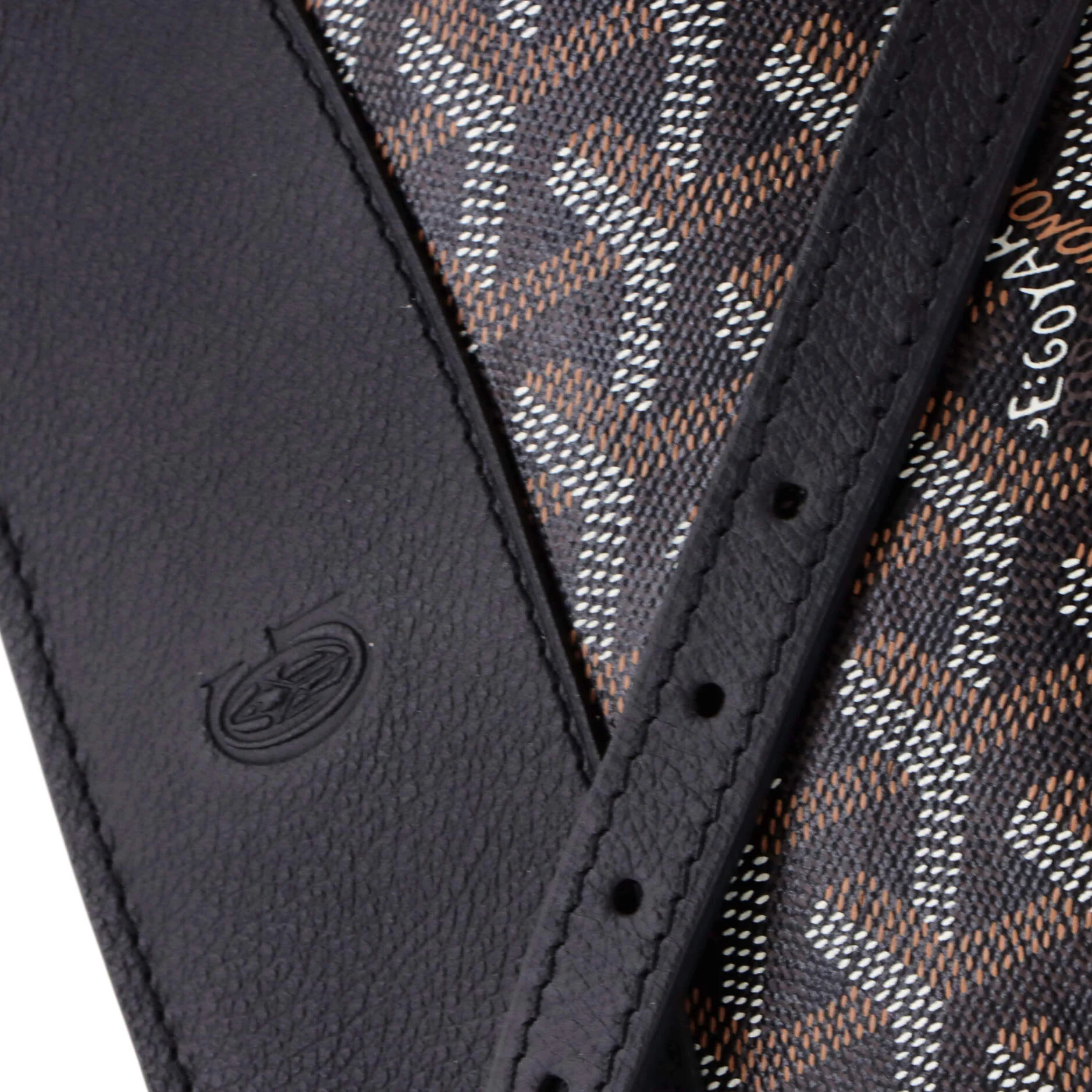 Hirondelle Shoulder Bag Coated Canvas and Leather - Image 6
