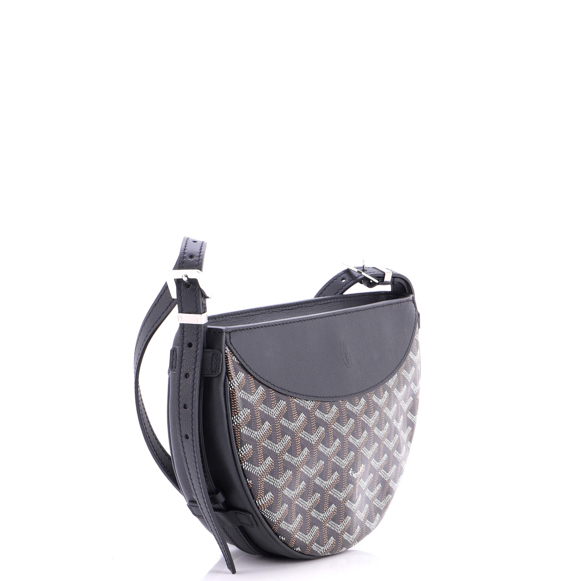 Hirondelle Shoulder Bag Coated Canvas and Leather - Image 2