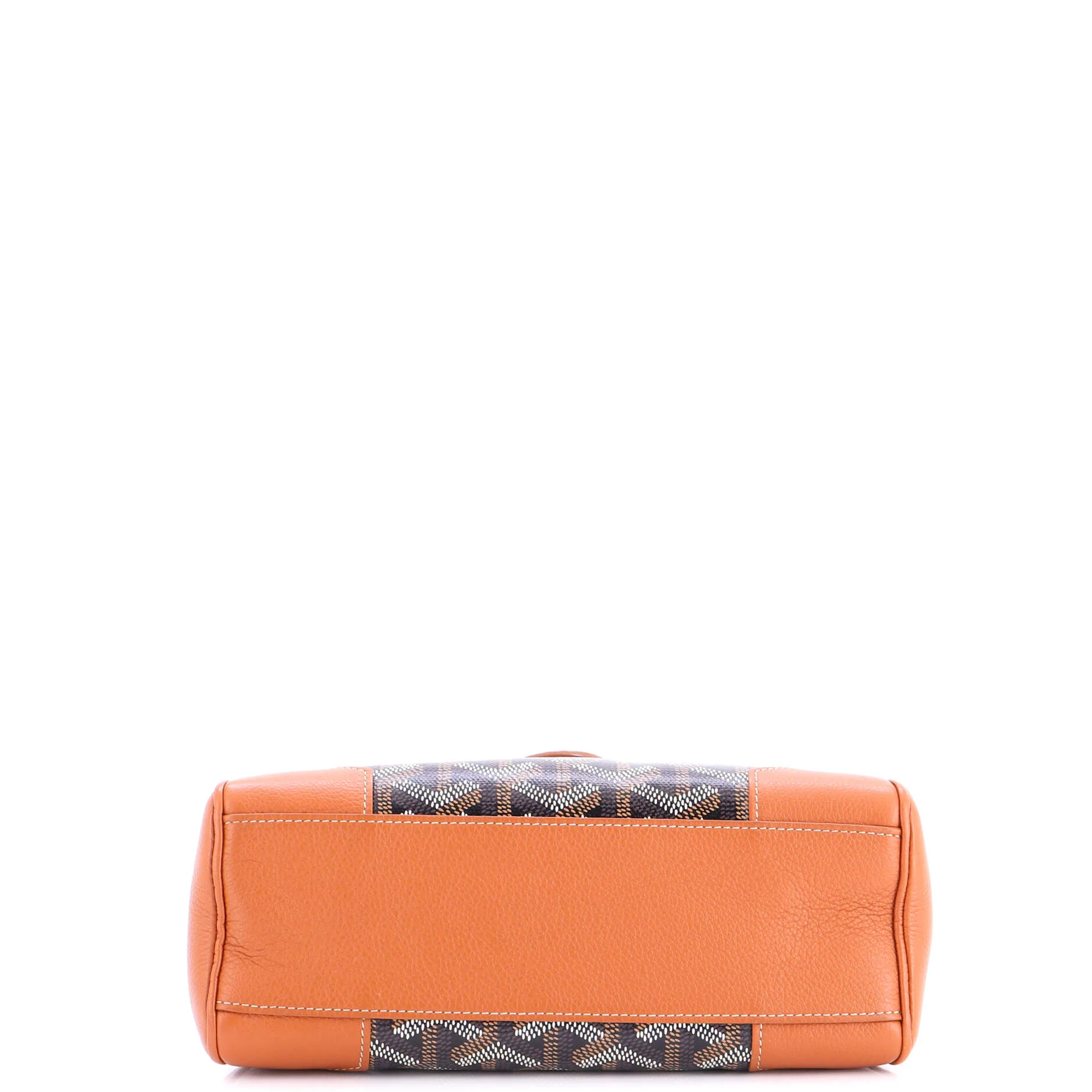 Saigon Top Handle Bag Coated Canvas with Leather Mini - Image 4