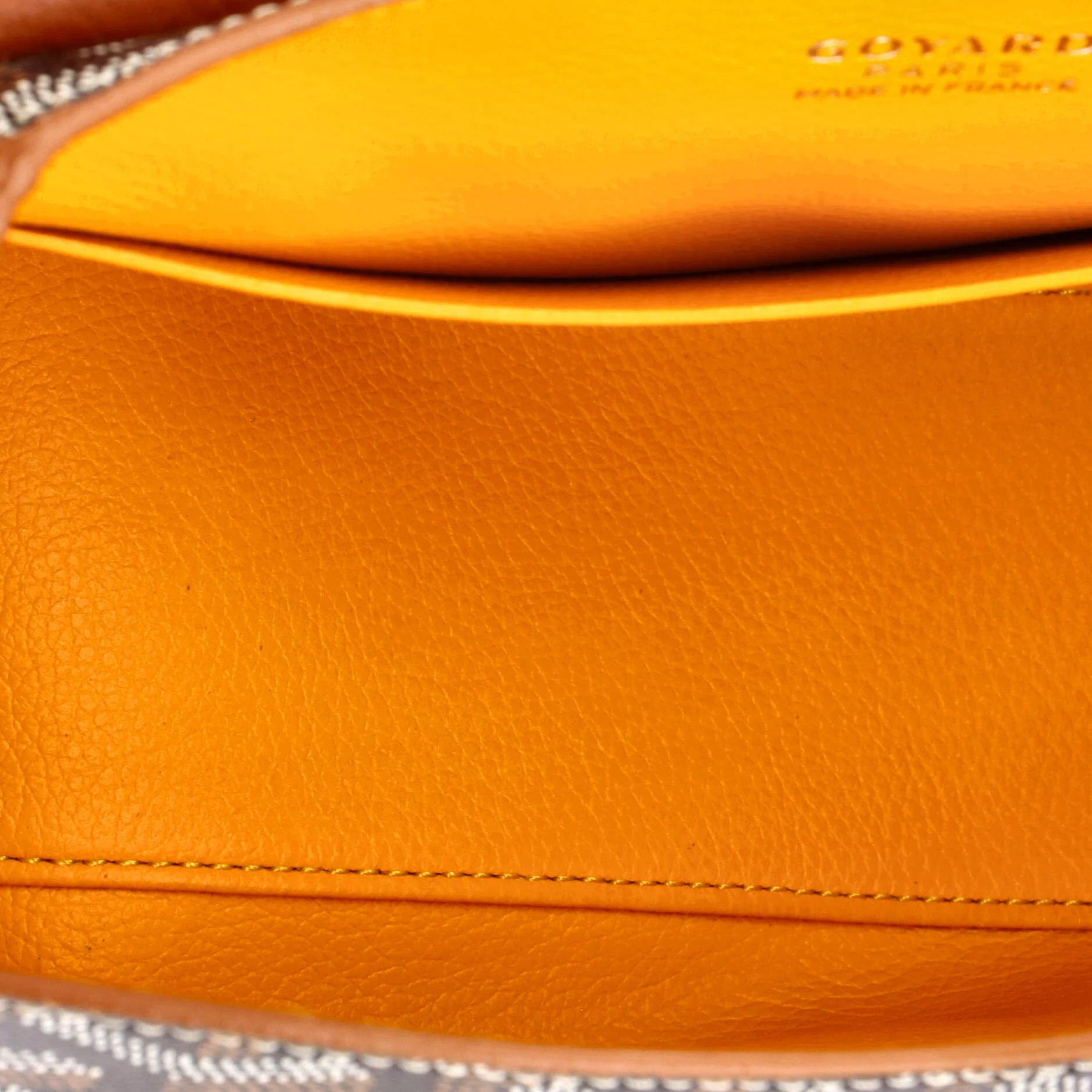 Saigon Top Handle Bag Coated Canvas with Leather Mini - Image 5