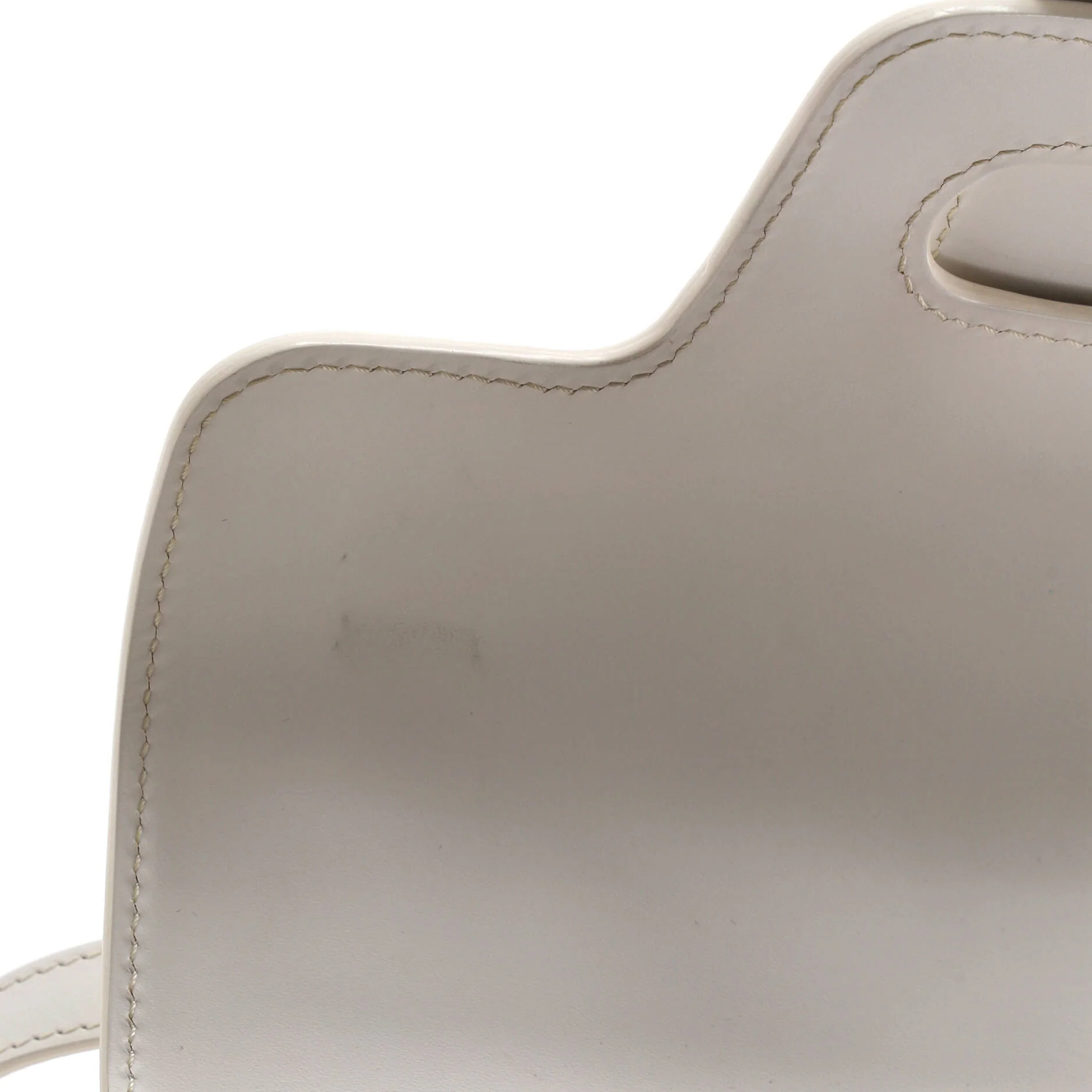 Saigon Top Handle Bag Coated Canvas with Leather PM - Image 7