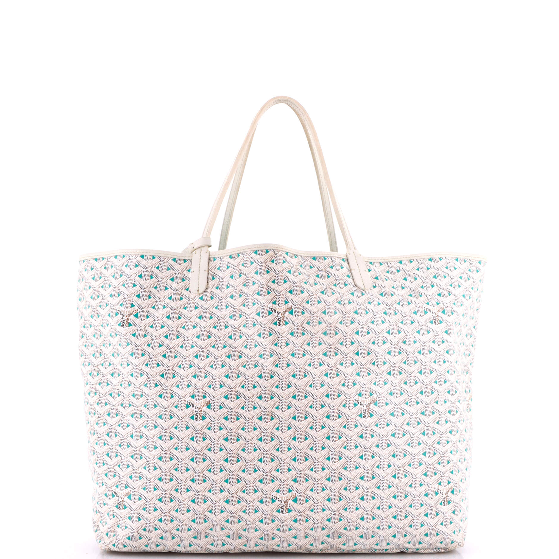 Saint Louis Tote Claire Voie Coated Canvas GM - Image 4