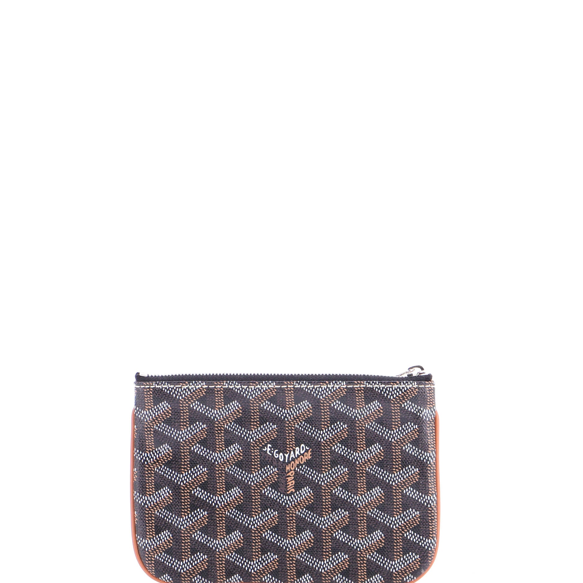 Senat Zip Pouch Coated Canvas Mini - Image 3