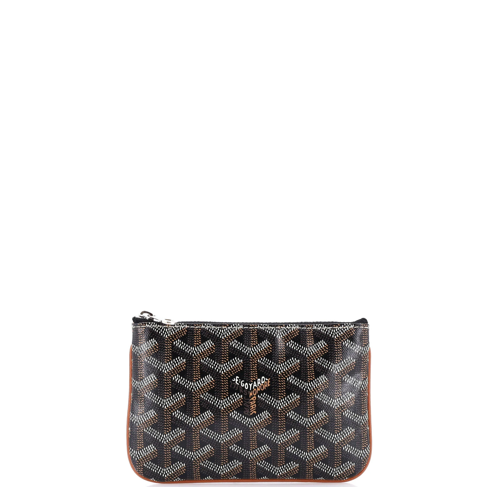 Senat Zip Pouch Coated Canvas Mini