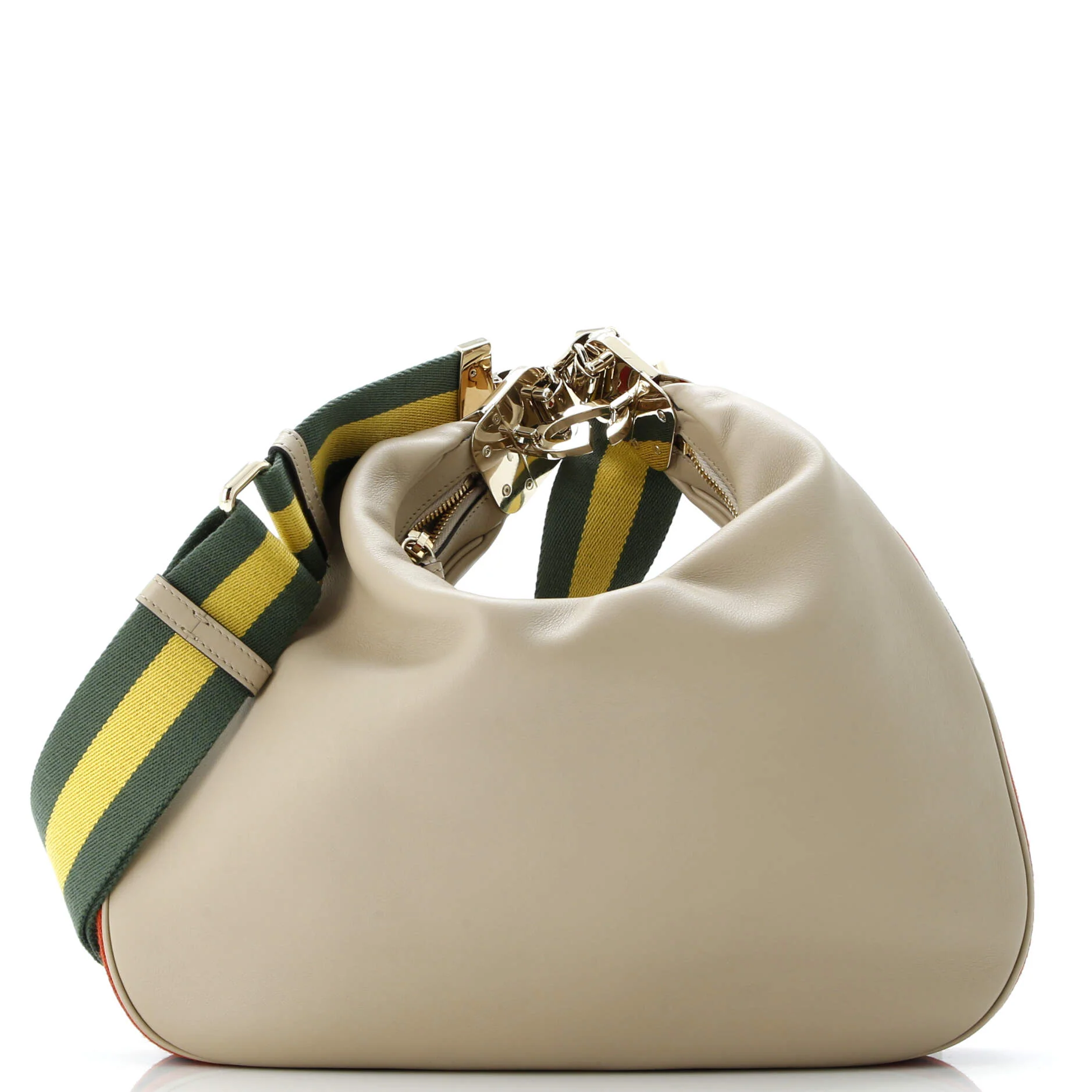 Attache Shoulder Bag Leather Large