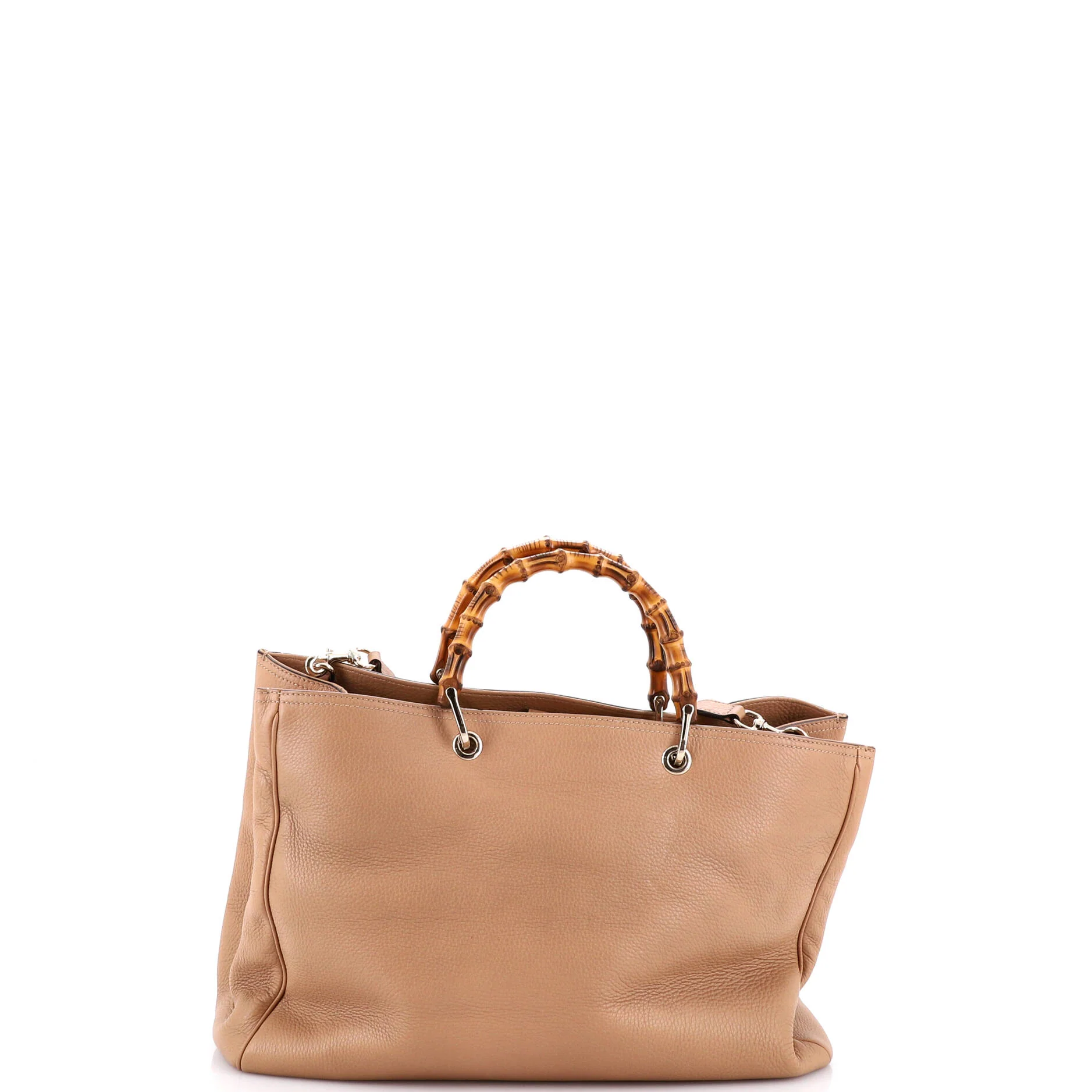 Bamboo Shopper Tote Leather Large - Image 3