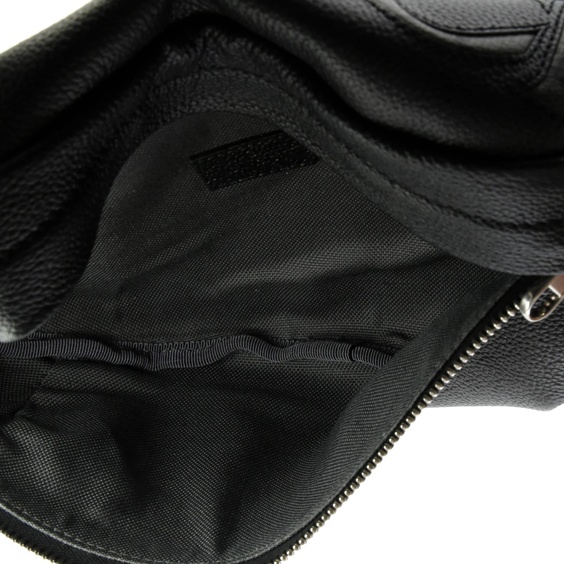 Belt Bag Leather with GG Coated Canvas Medium - Image 5