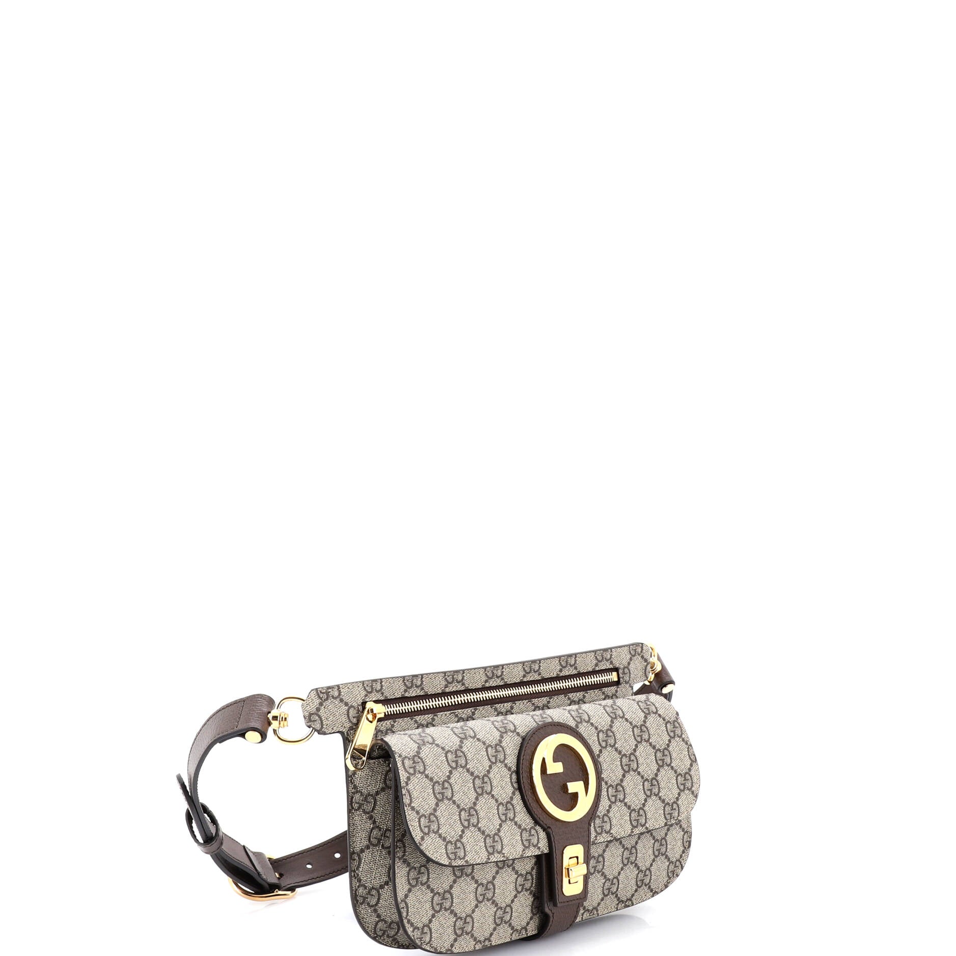 Blondie Flap Pocket Belt Bag GG Coated Canvas - Image 2
