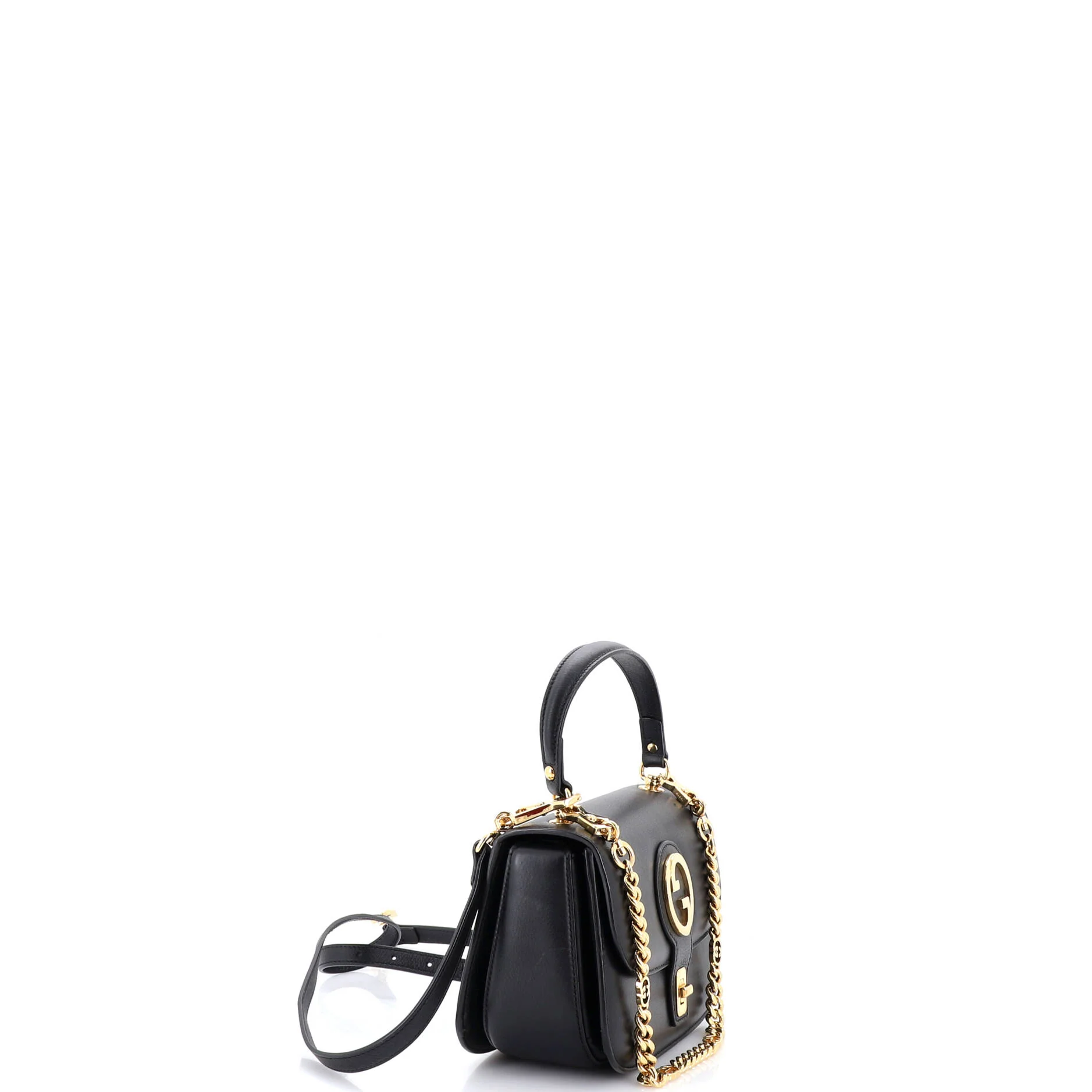 Blondie NM Chain Top Handle Bag Leather Small - Image 2