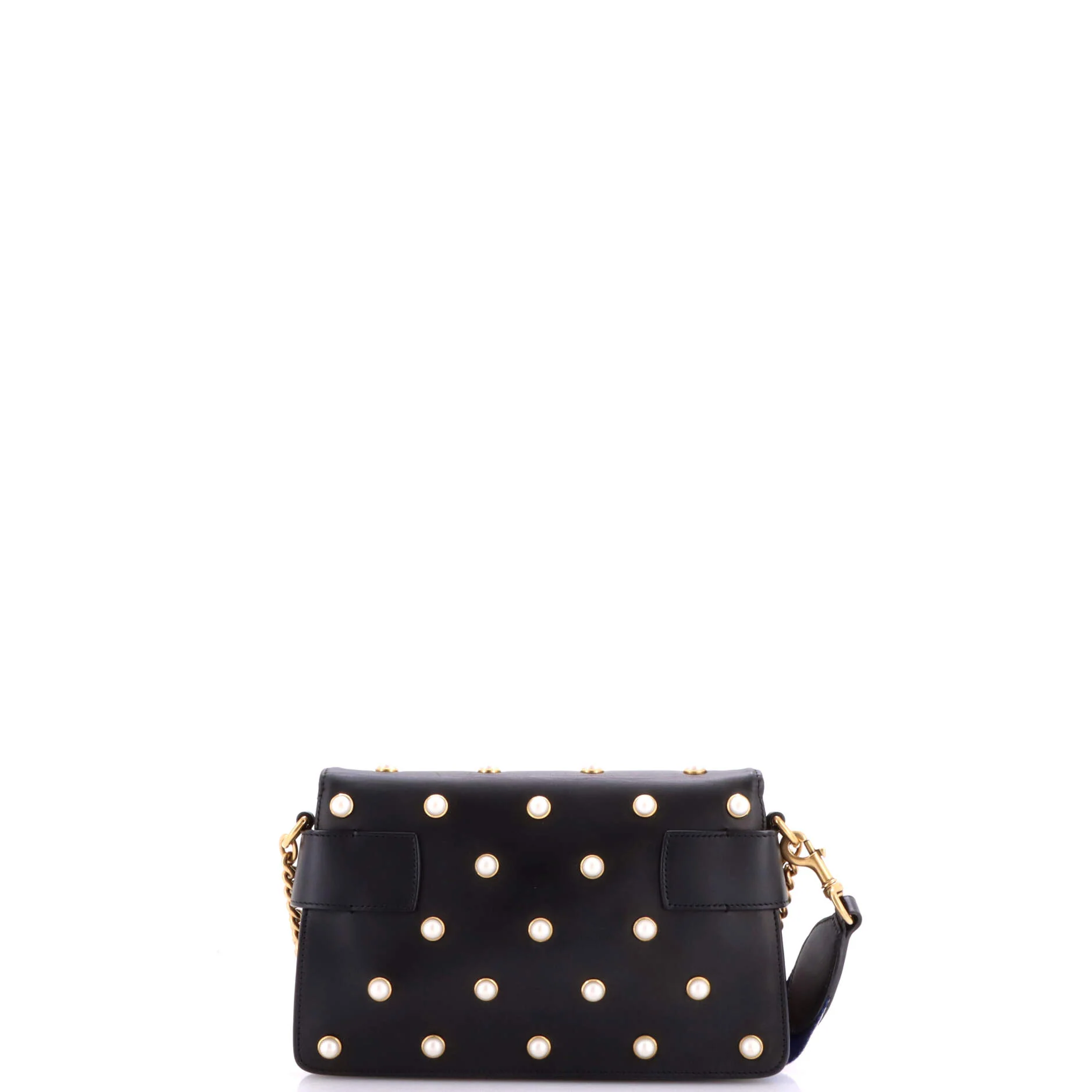 Broadway Pearly Bee Shoulder Bag Embellished Leather Mini - Image 3