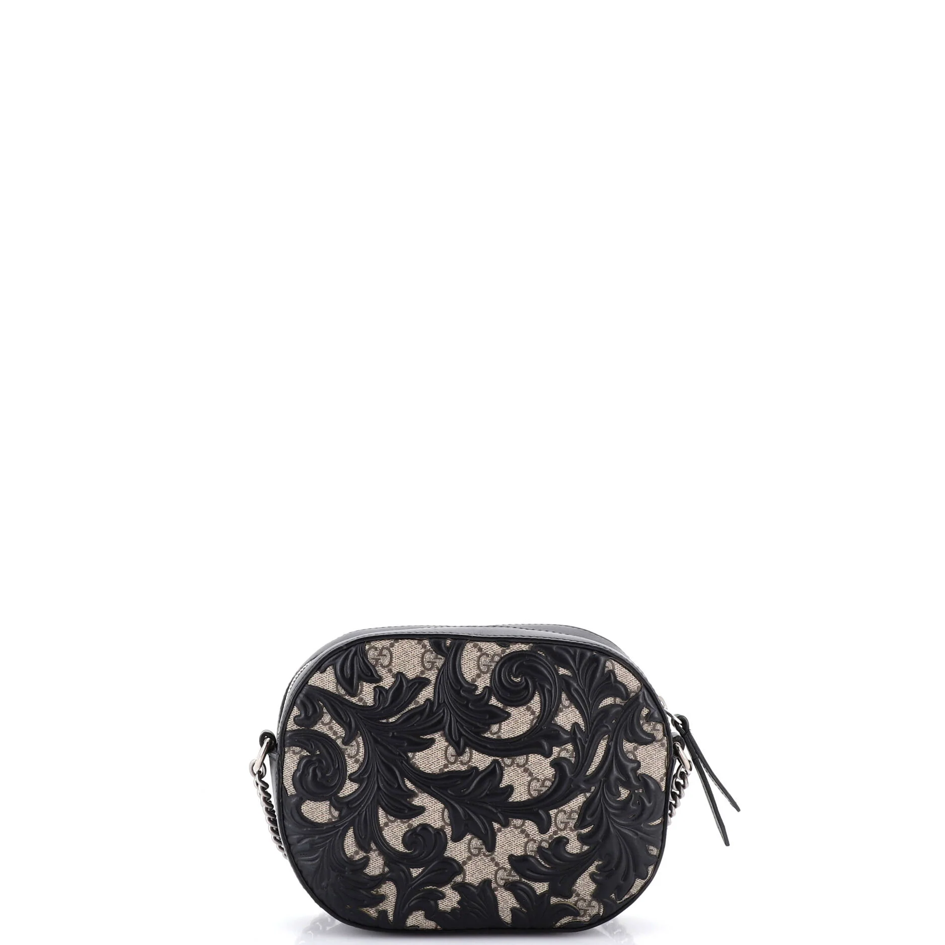 Chain Crossbody Bag Arabesque GG Coated Canvas with Leather Mini - Image 3