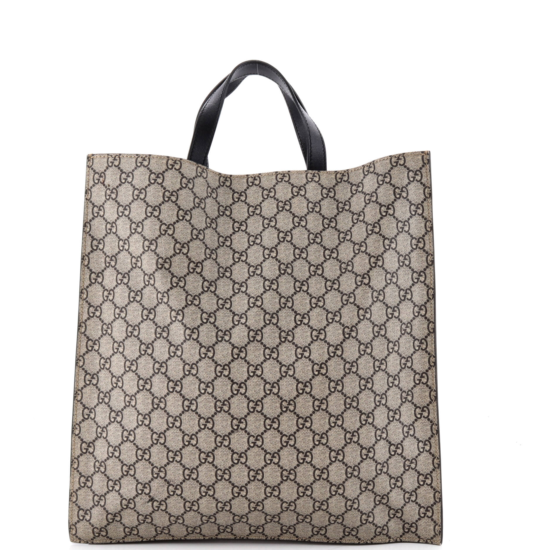 Convertible Soft Open Tote Printed GG Coated Canvas Tall - Image 3