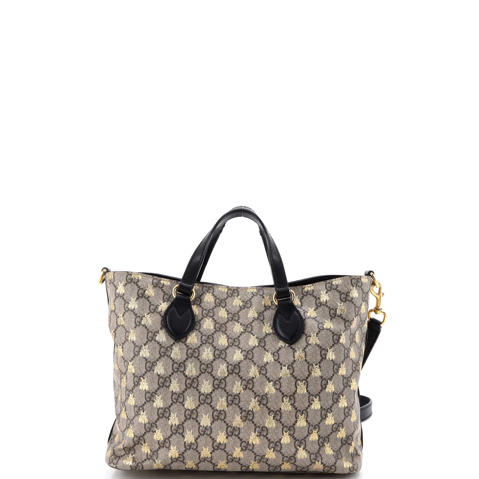 Convertible Soft Tote Printed GG Coated Canvas Small - Image 3