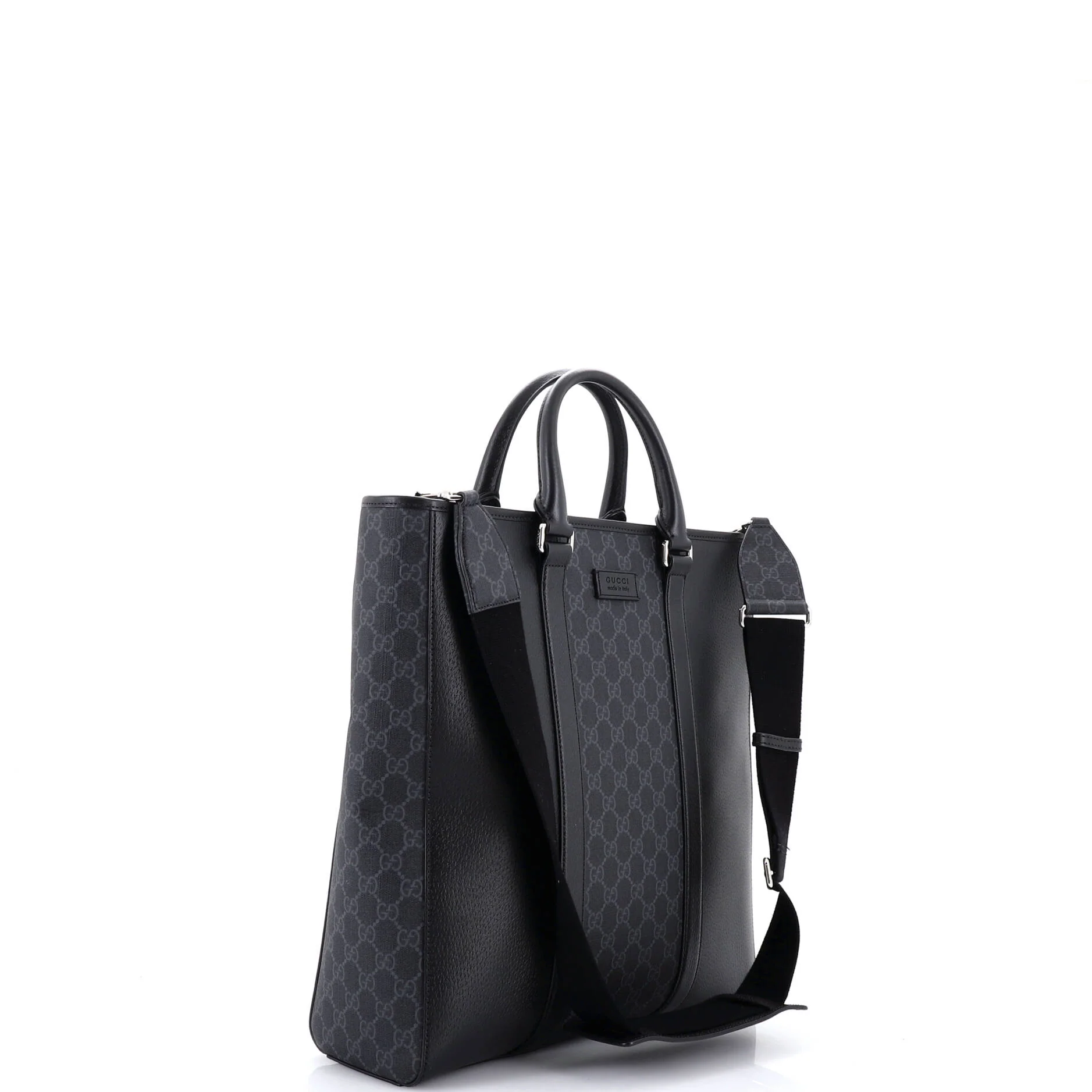Convertible Tote GG Coated Canvas and Leather Tall - Image 2