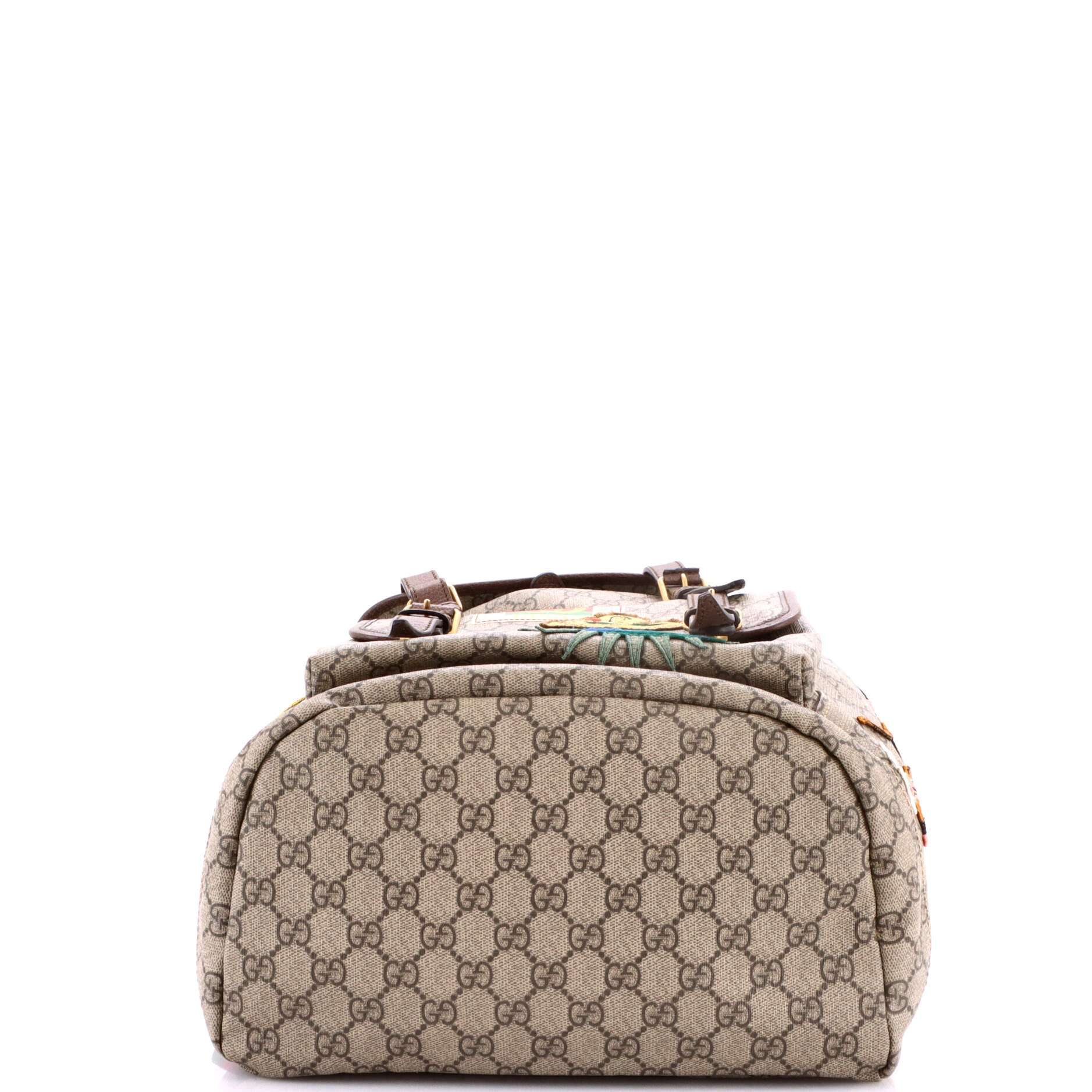 Courrier Soft Backpack GG Coated Canvas with Applique Large - Image 4
