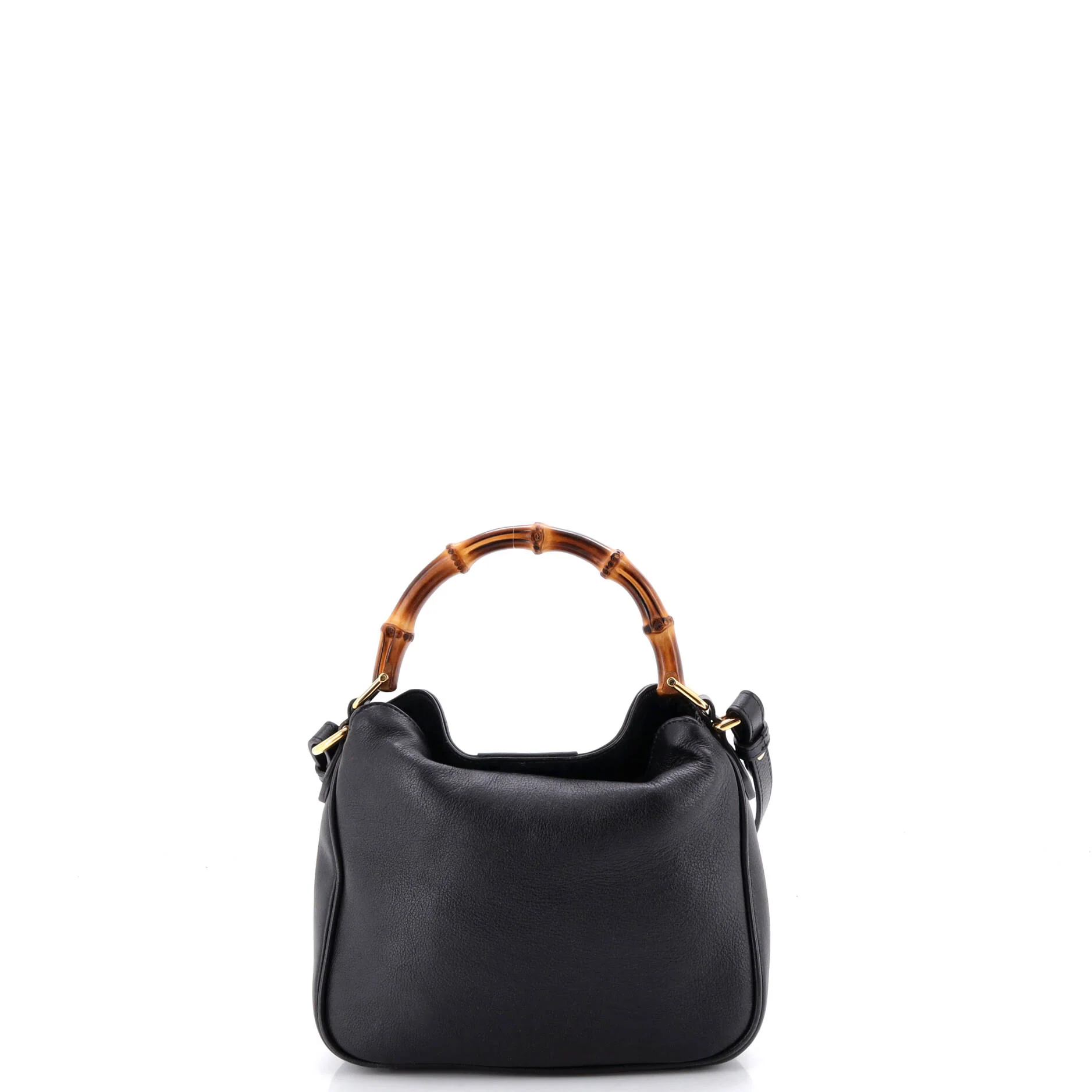 Diana NM Bamboo Shoulder Bag Leather Small - Image 3
