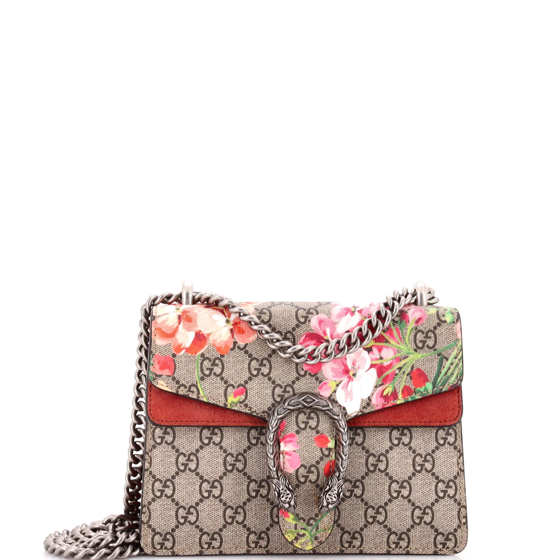 Dionysus Bag Blooms Print GG Coated Canvas Mini
